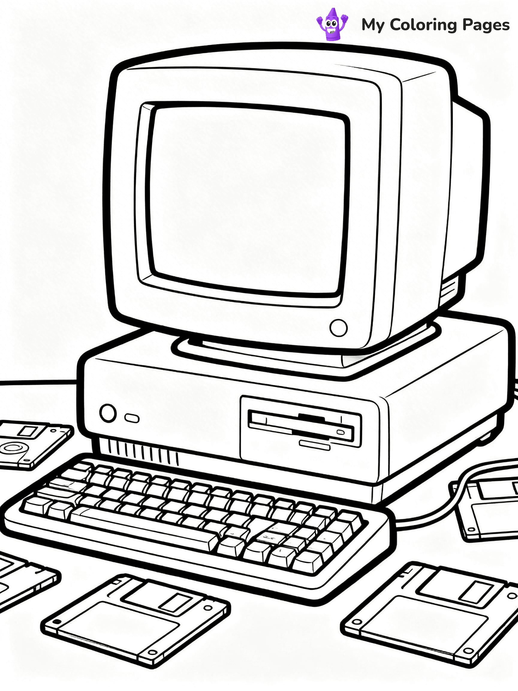 Y2K Coloring Pages - 27