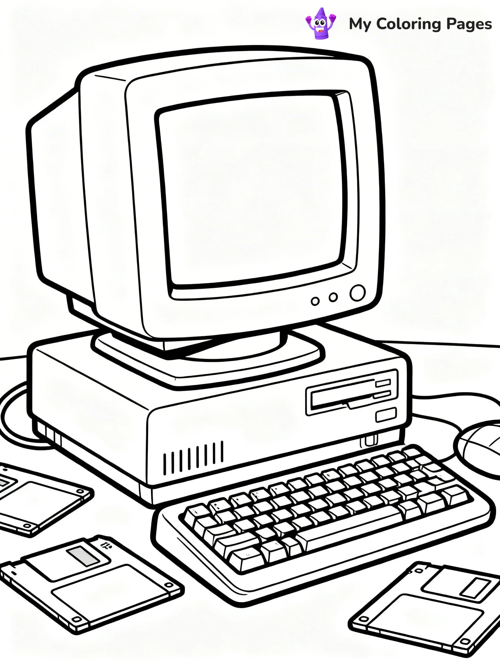 Y2K Coloring Pages - 24