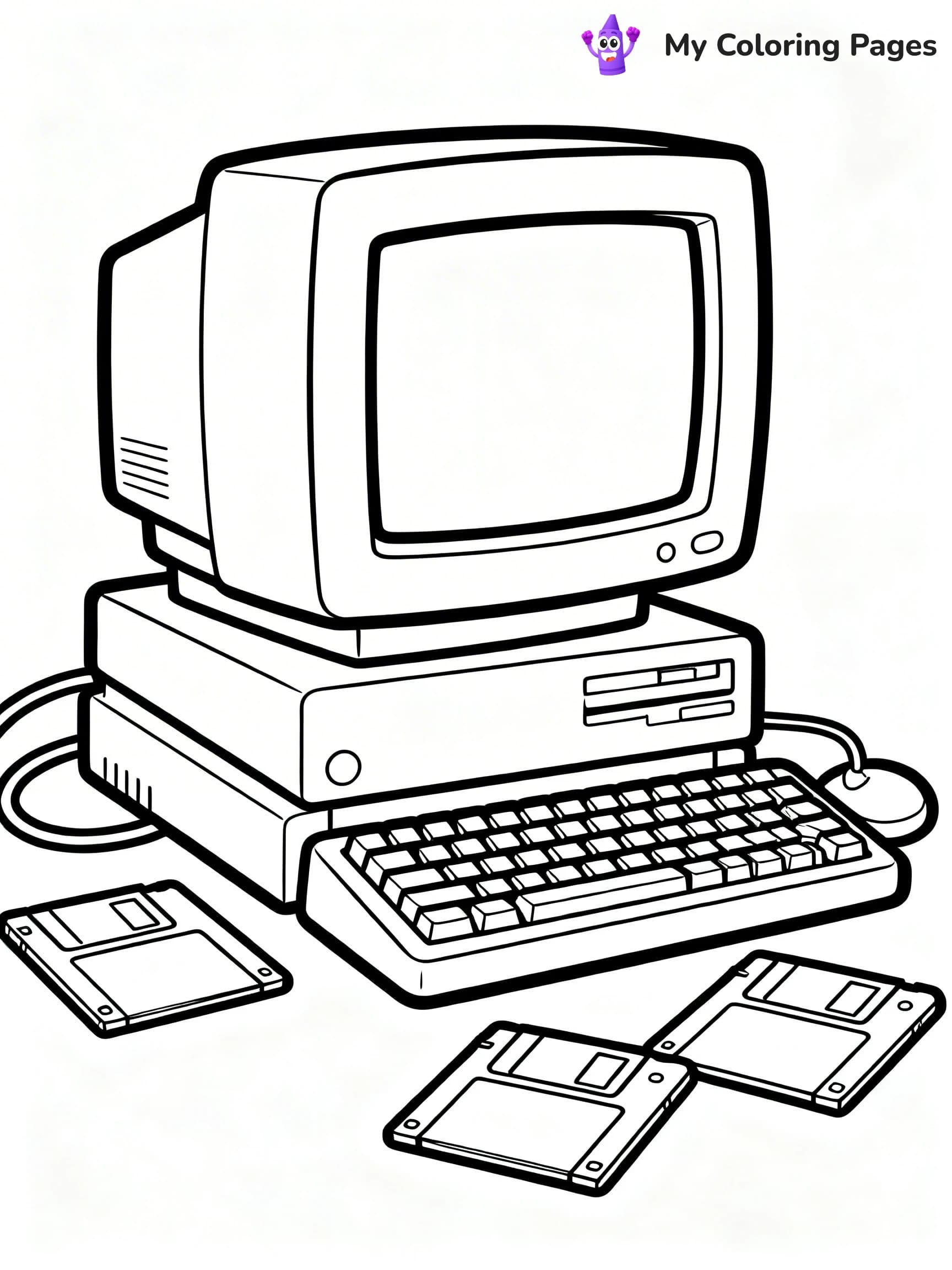 Y2K Coloring Pages - 22