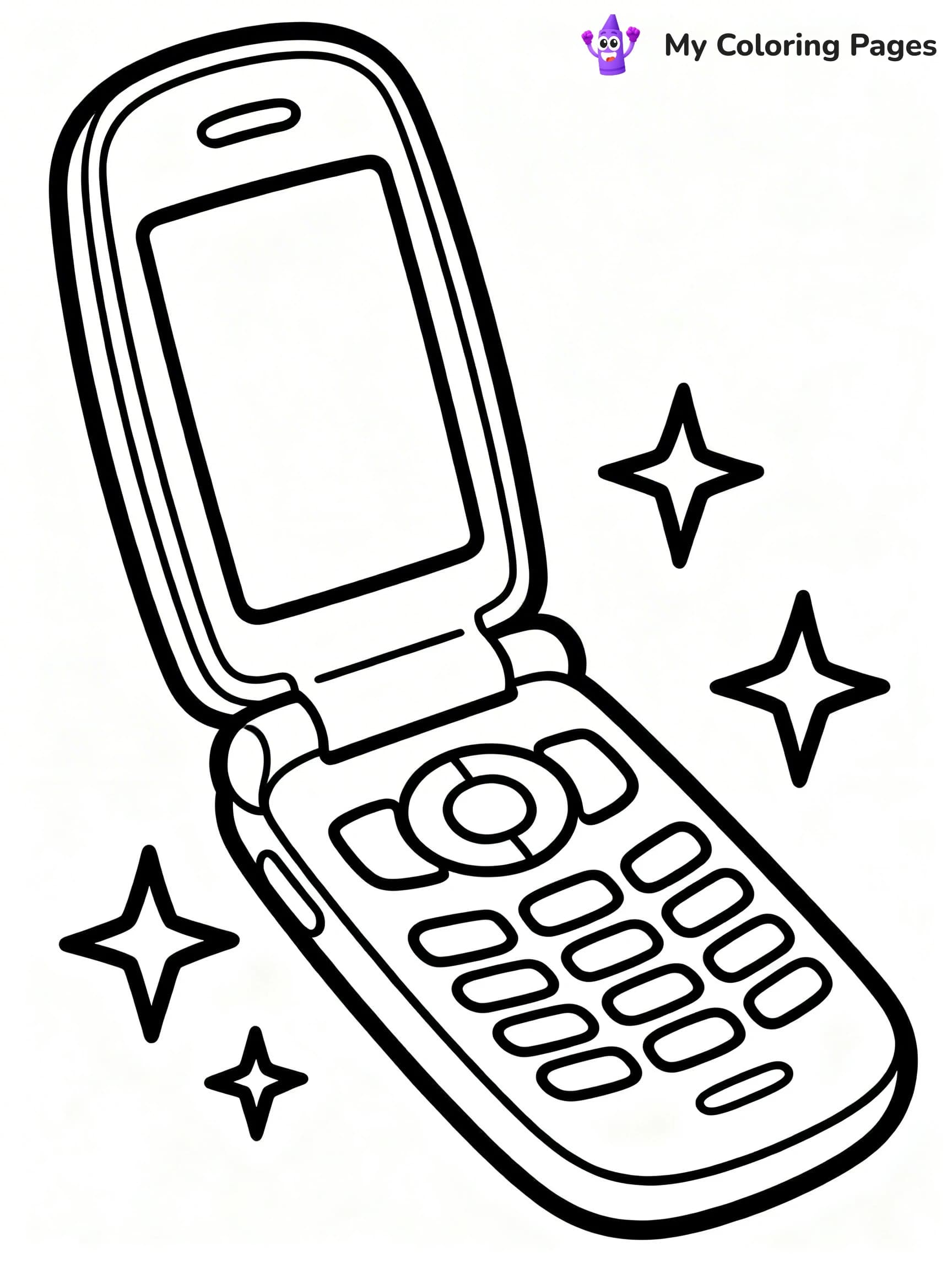 Y2K Coloring Pages - 14