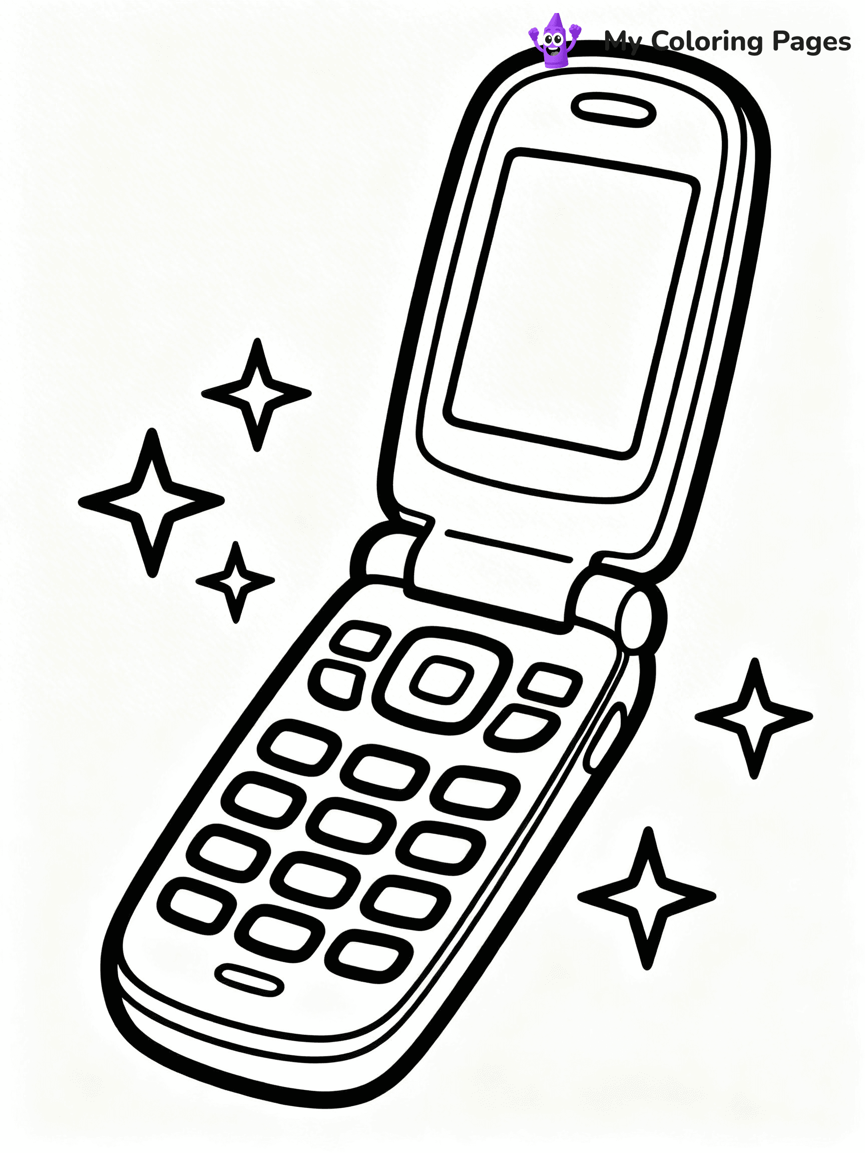 Y2K Coloring Pages - 13