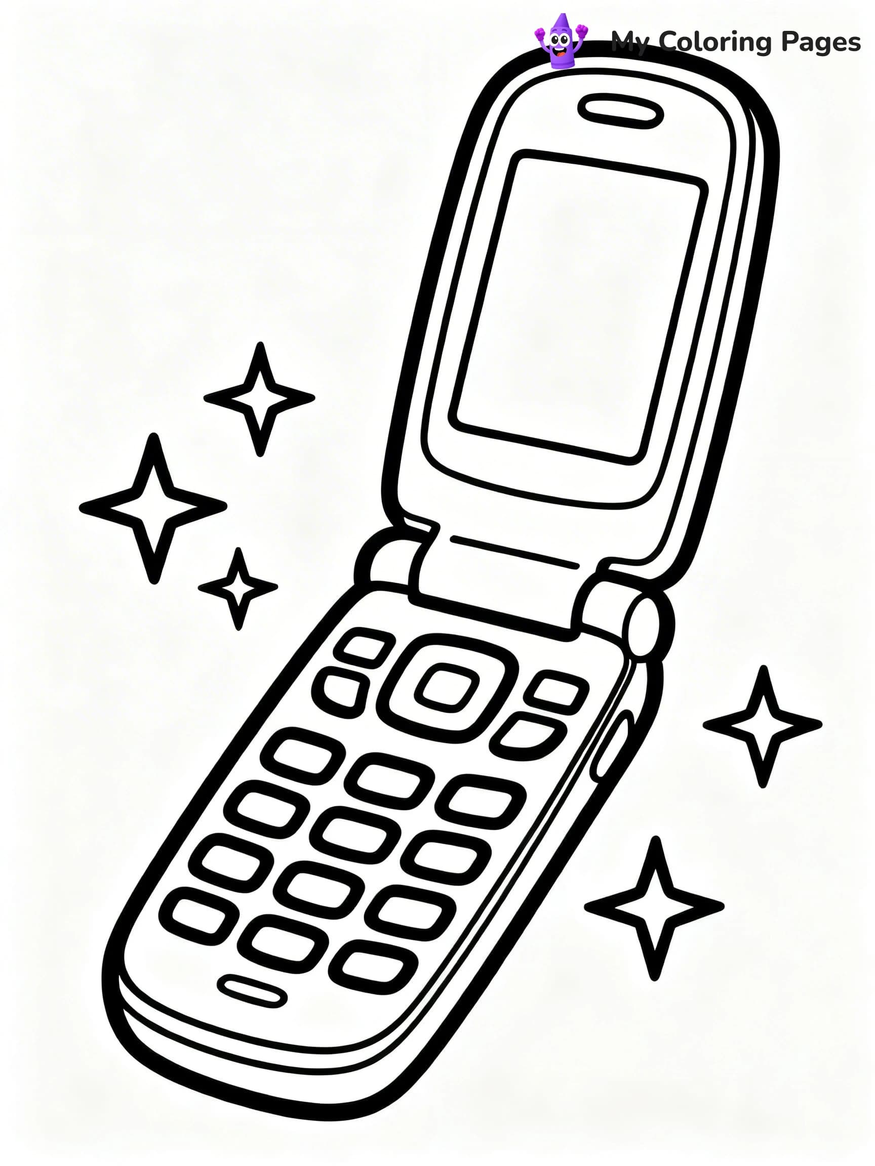 Y2K Coloring Pages - 13