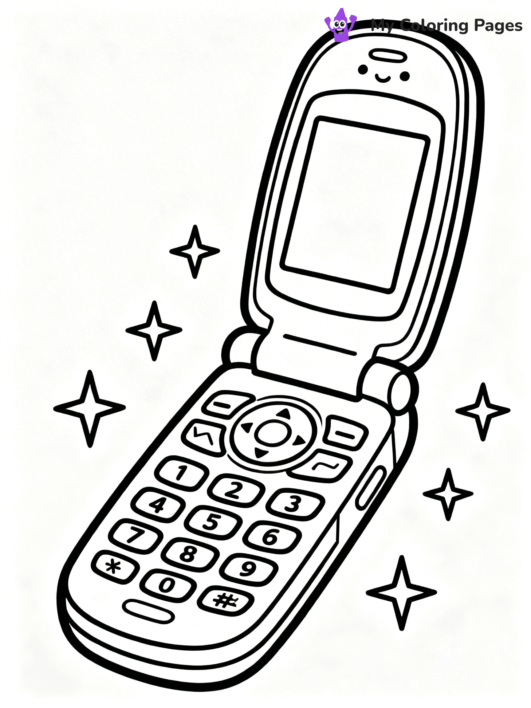 Y2K Coloring Pages - 12