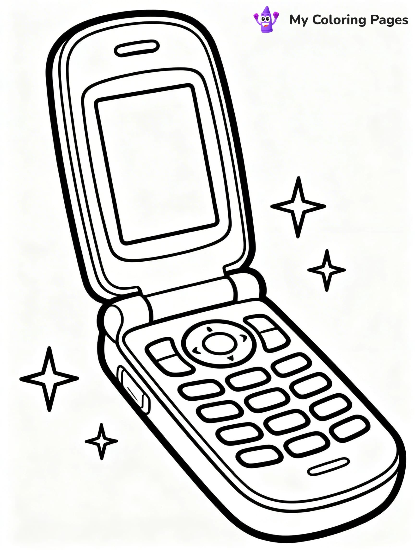 Y2K Coloring Pages - 9