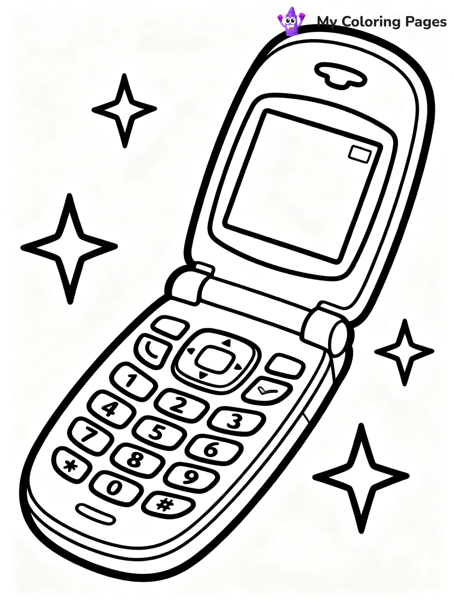 Y2K Coloring Pages - 8