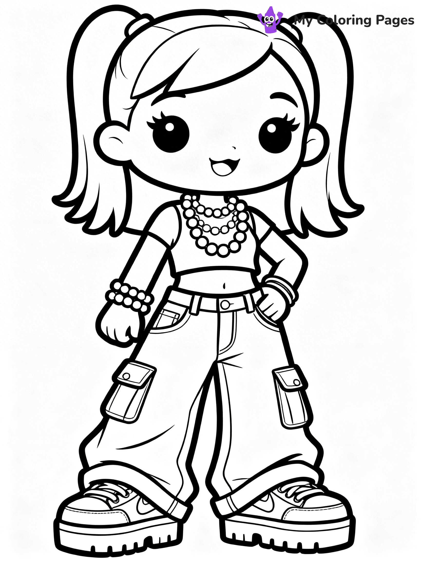 Y2K Coloring Pages - 7