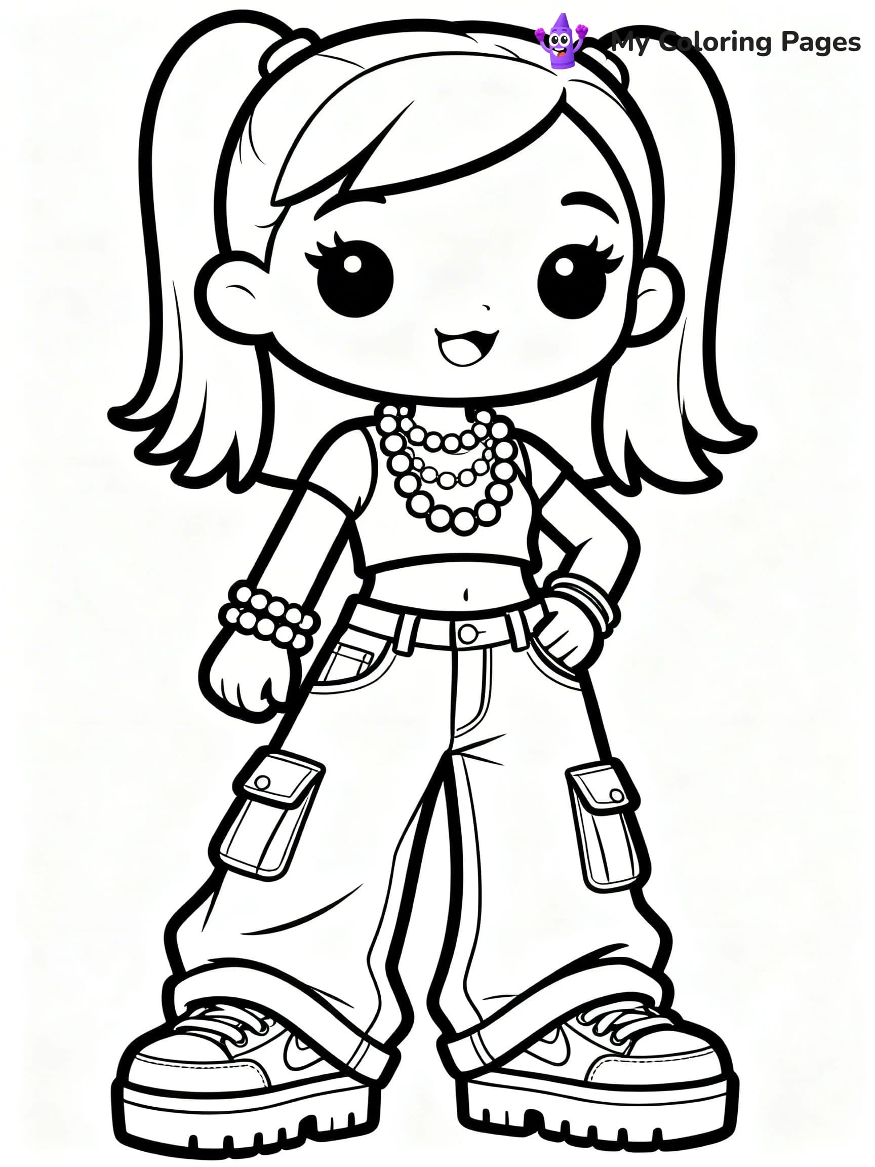 Y2K Coloring Pages - 7