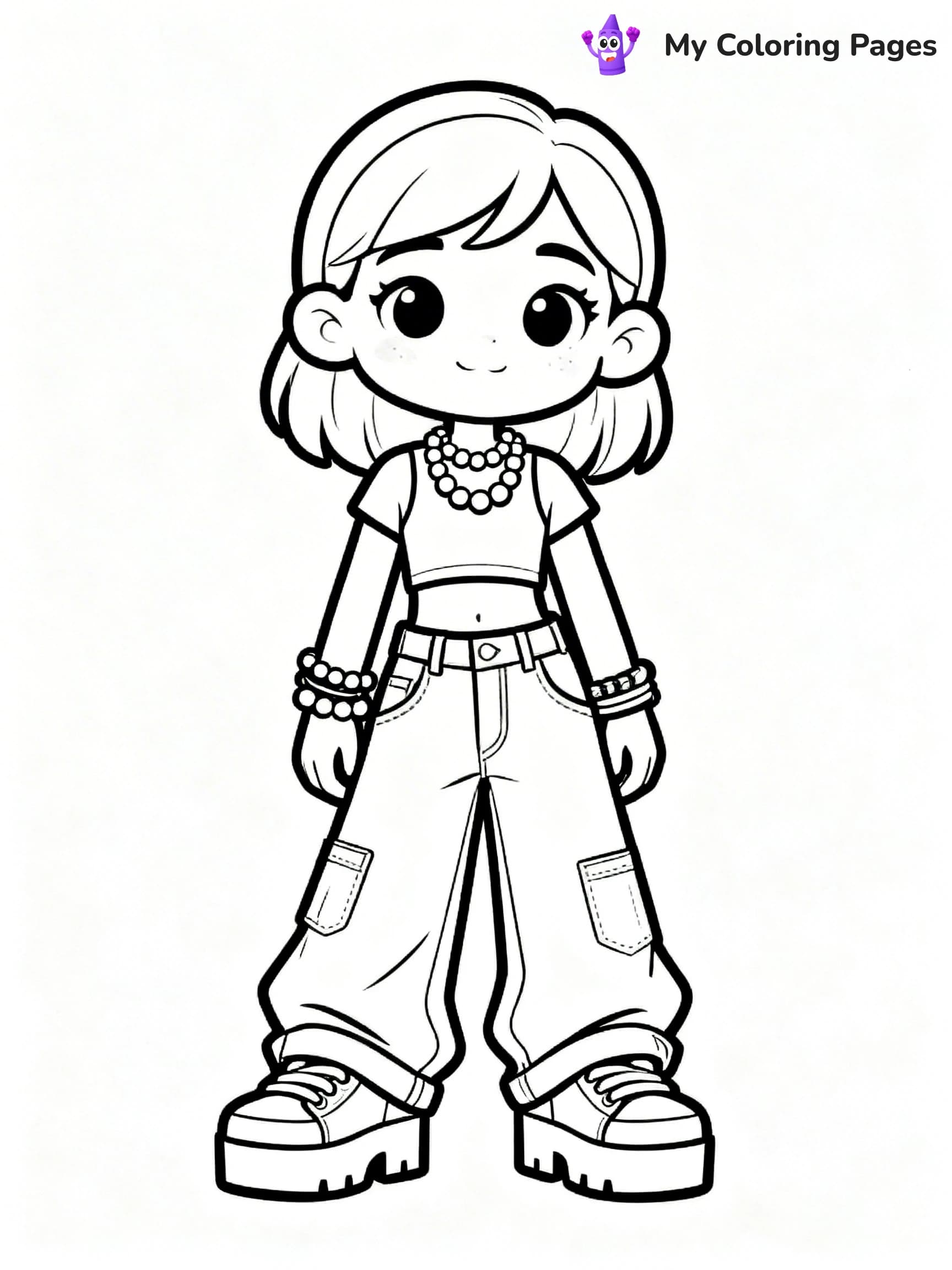 Y2K Coloring Pages - 6