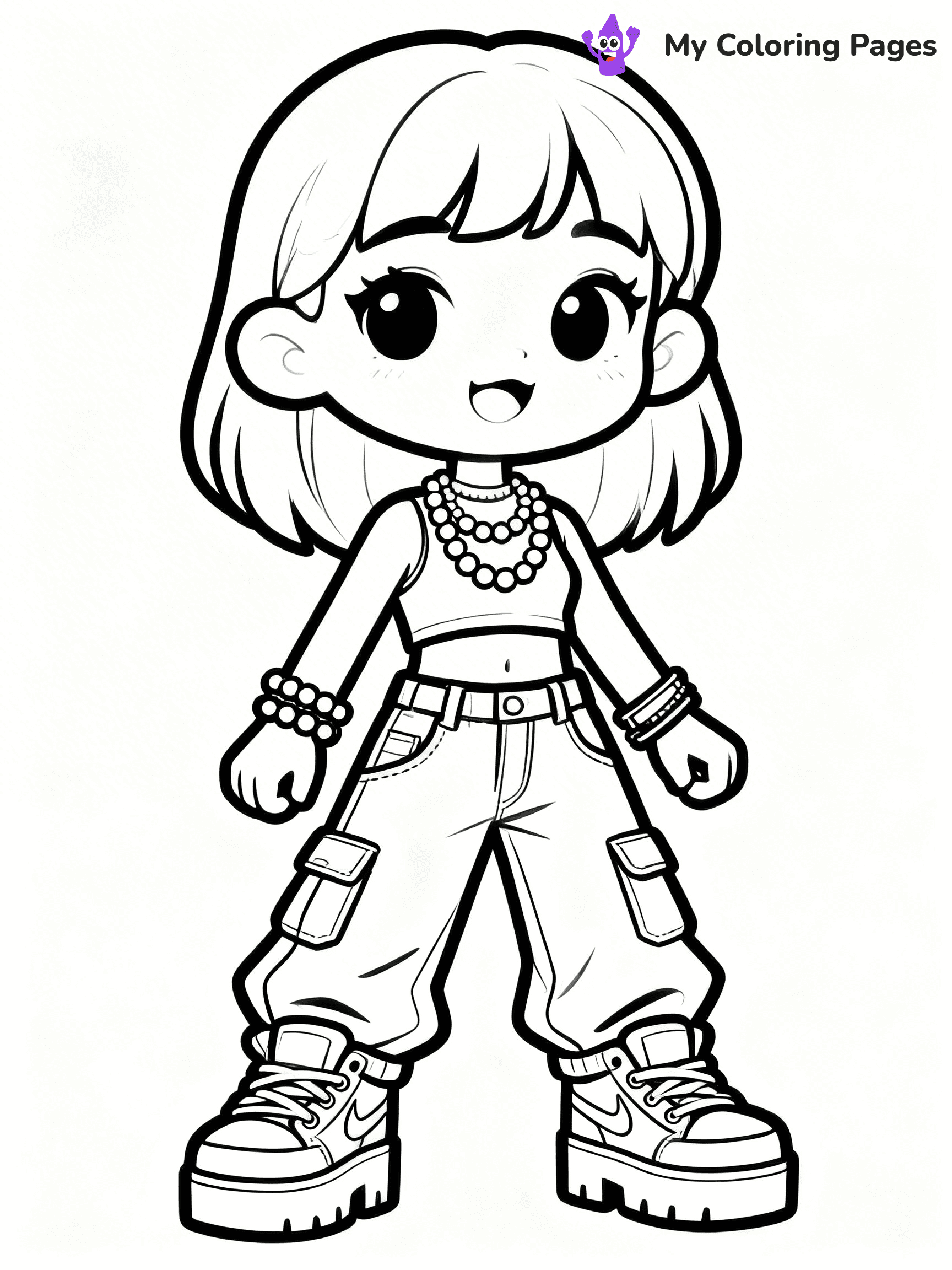 Y2K Coloring Pages - 5