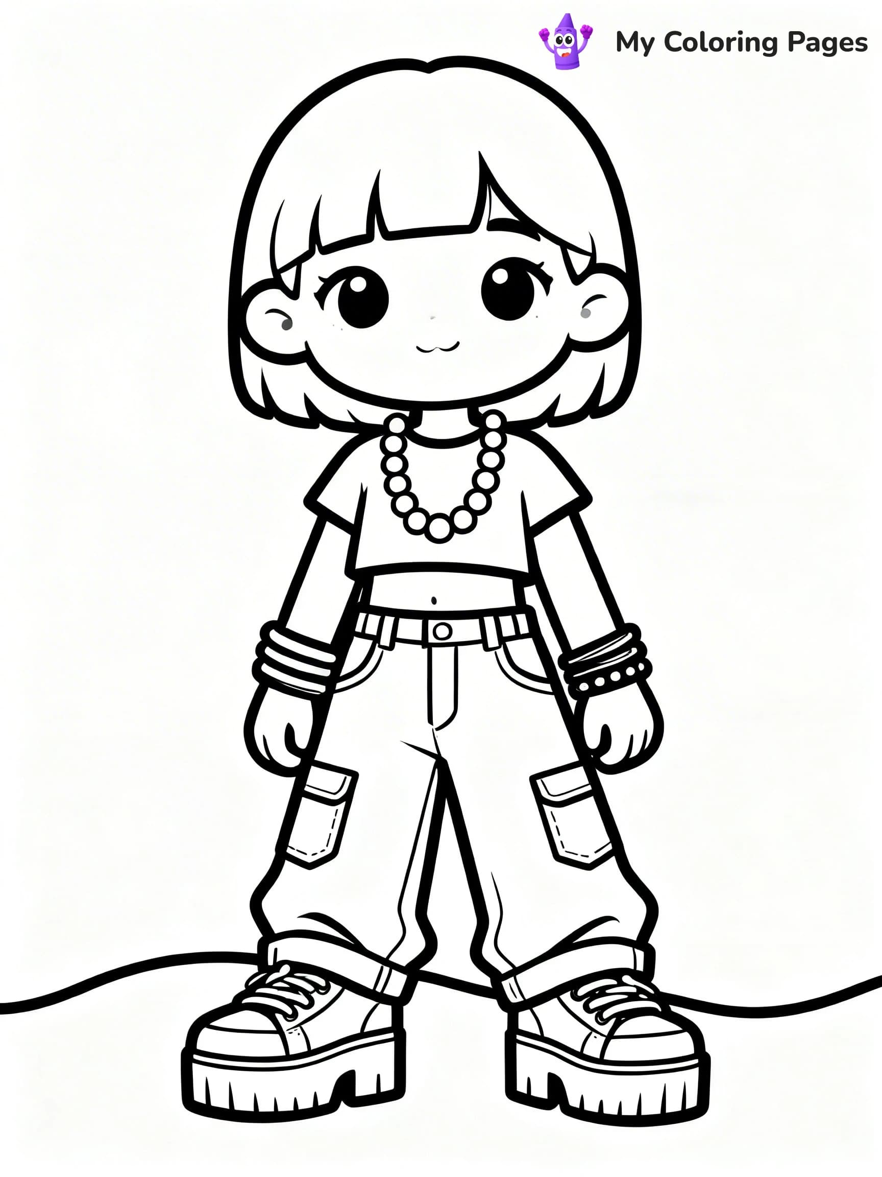 Y2K Coloring Pages - 3