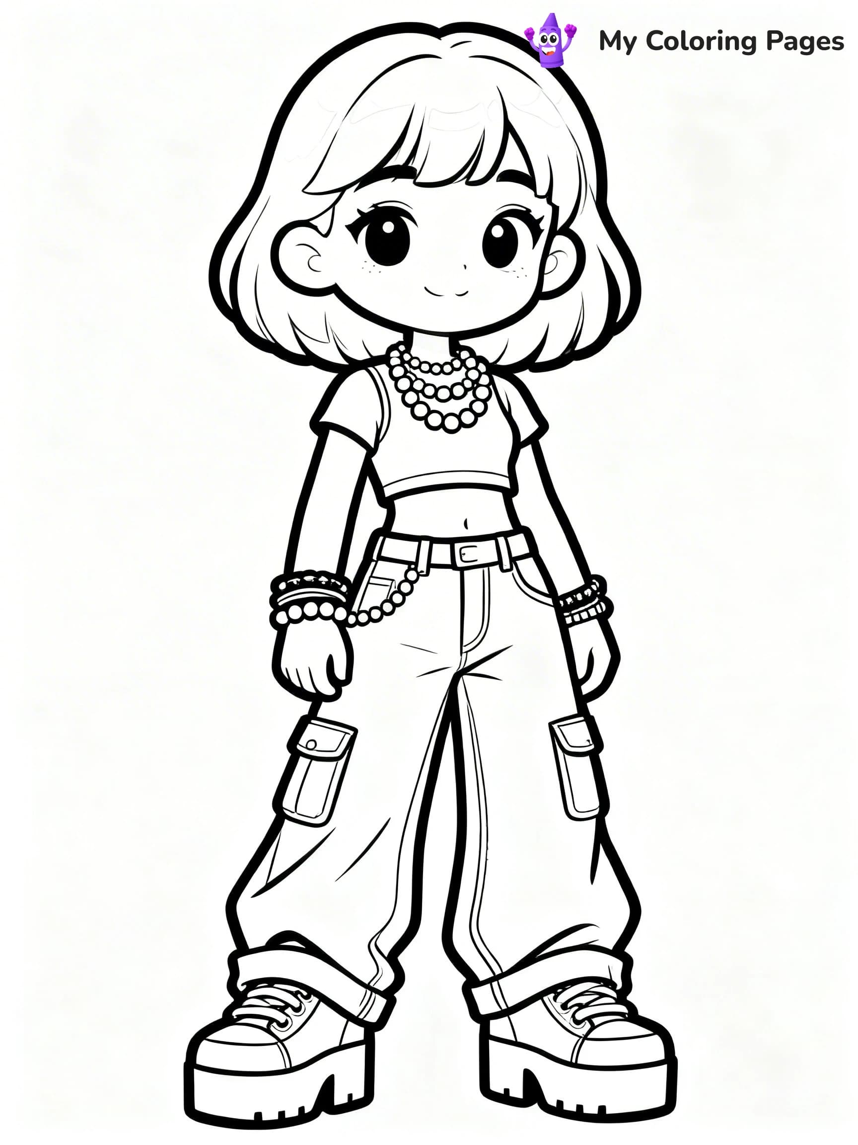 Y2K Coloring Pages - 2