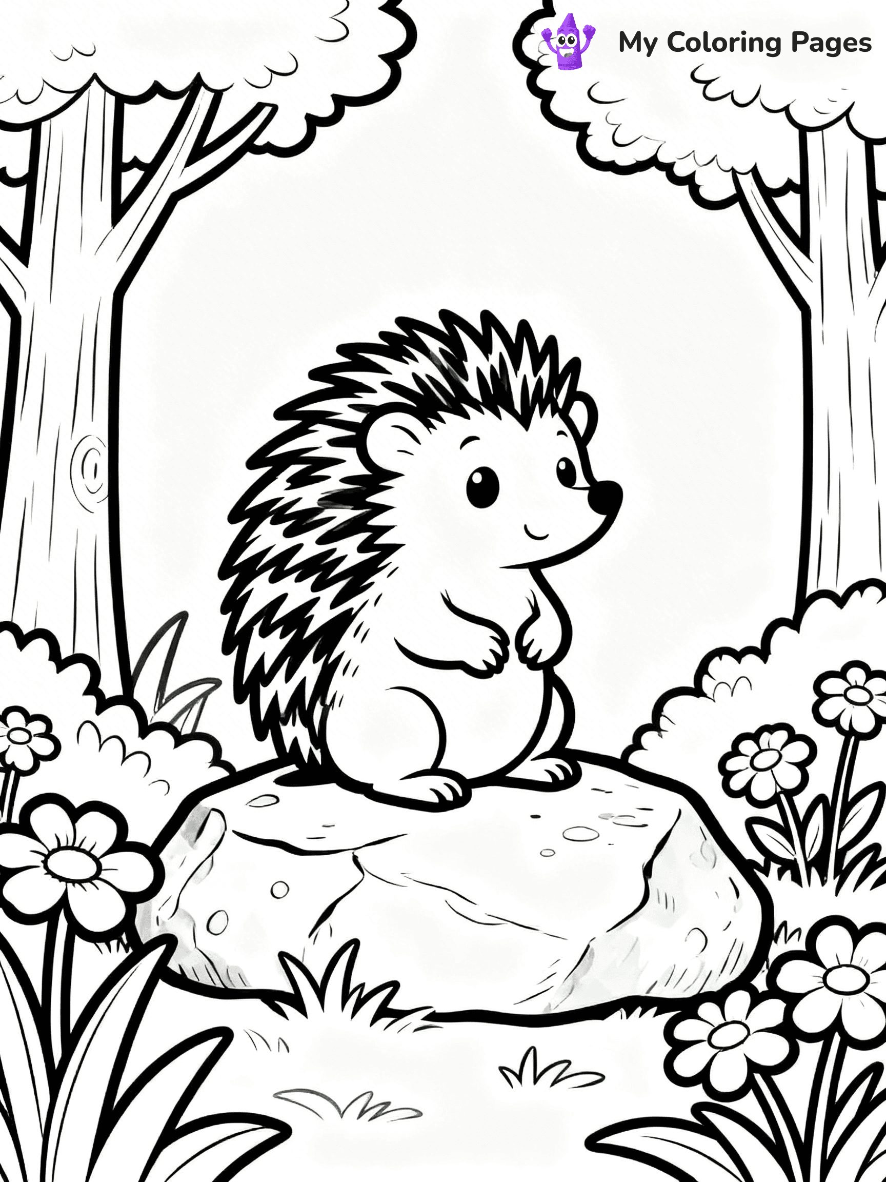 Porcupine Coloring Pages - 53