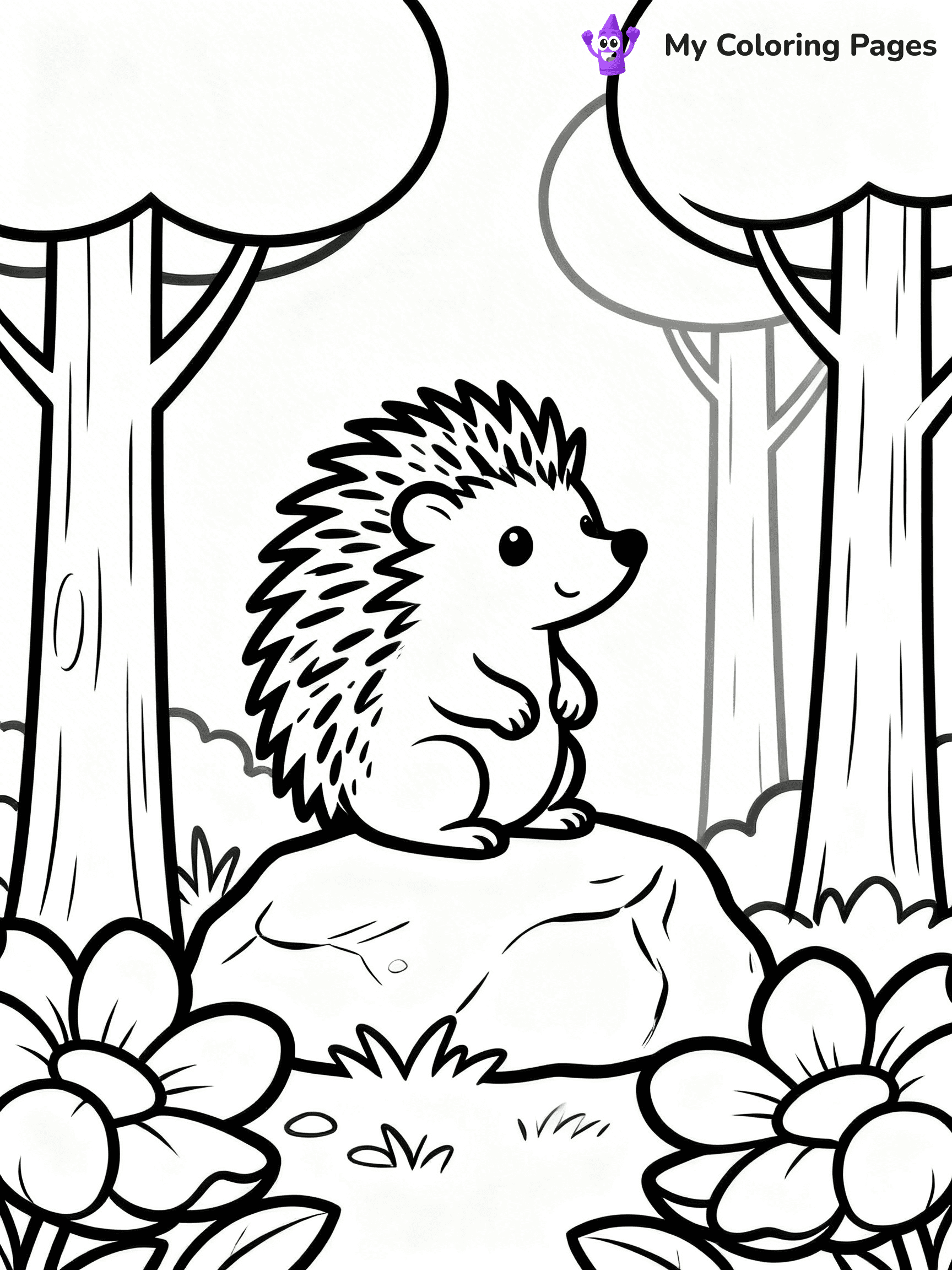 Porcupine Coloring Pages - 51