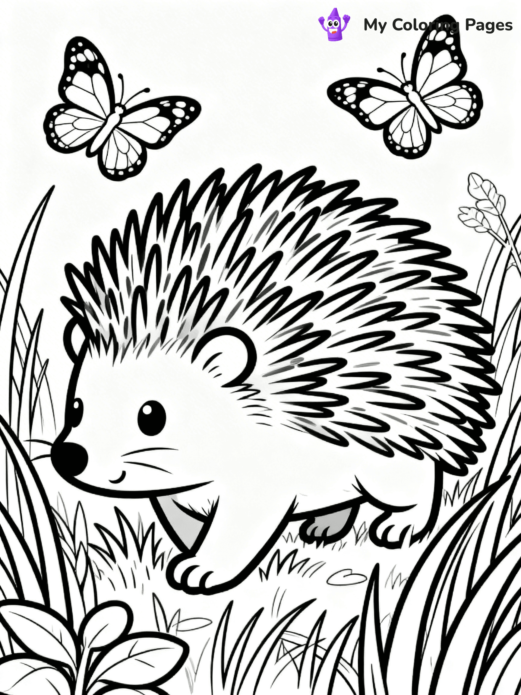 Porcupine Coloring Pages - 39