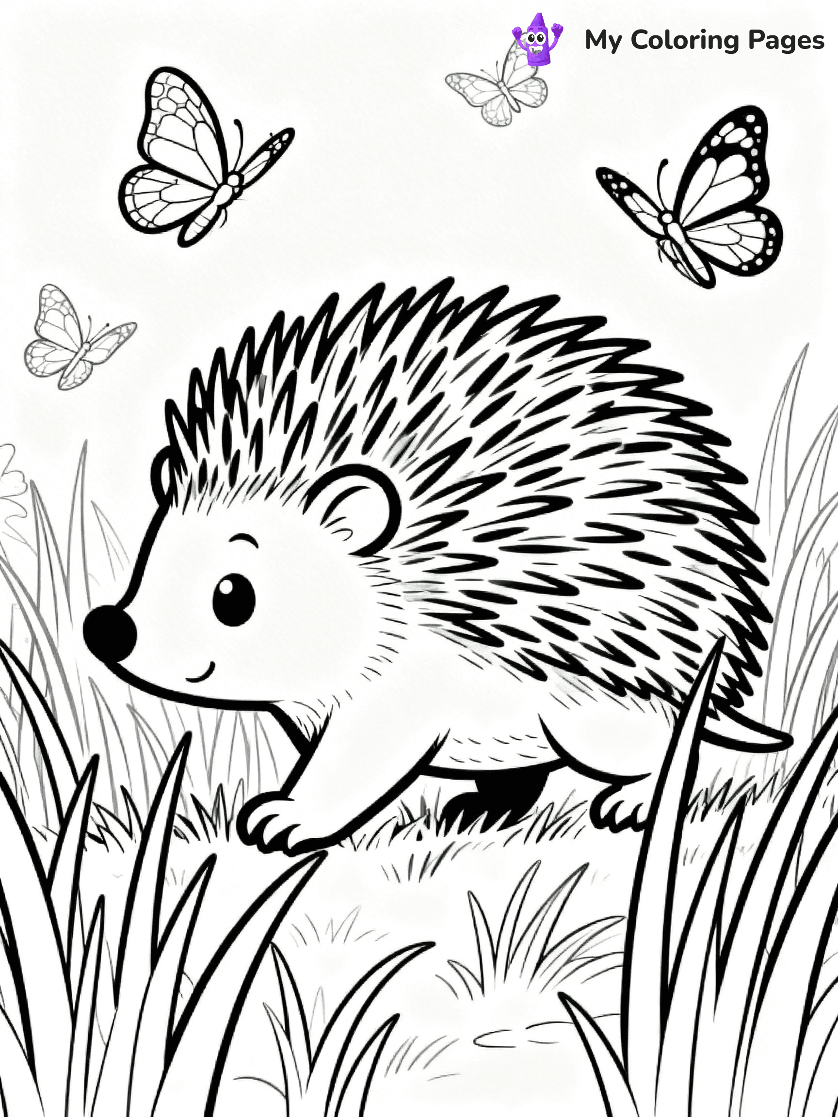 Porcupine Coloring Pages - 36
