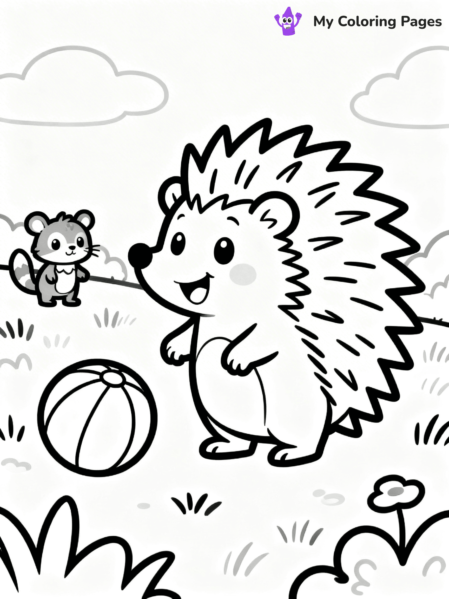 Porcupine Coloring Pages - 33