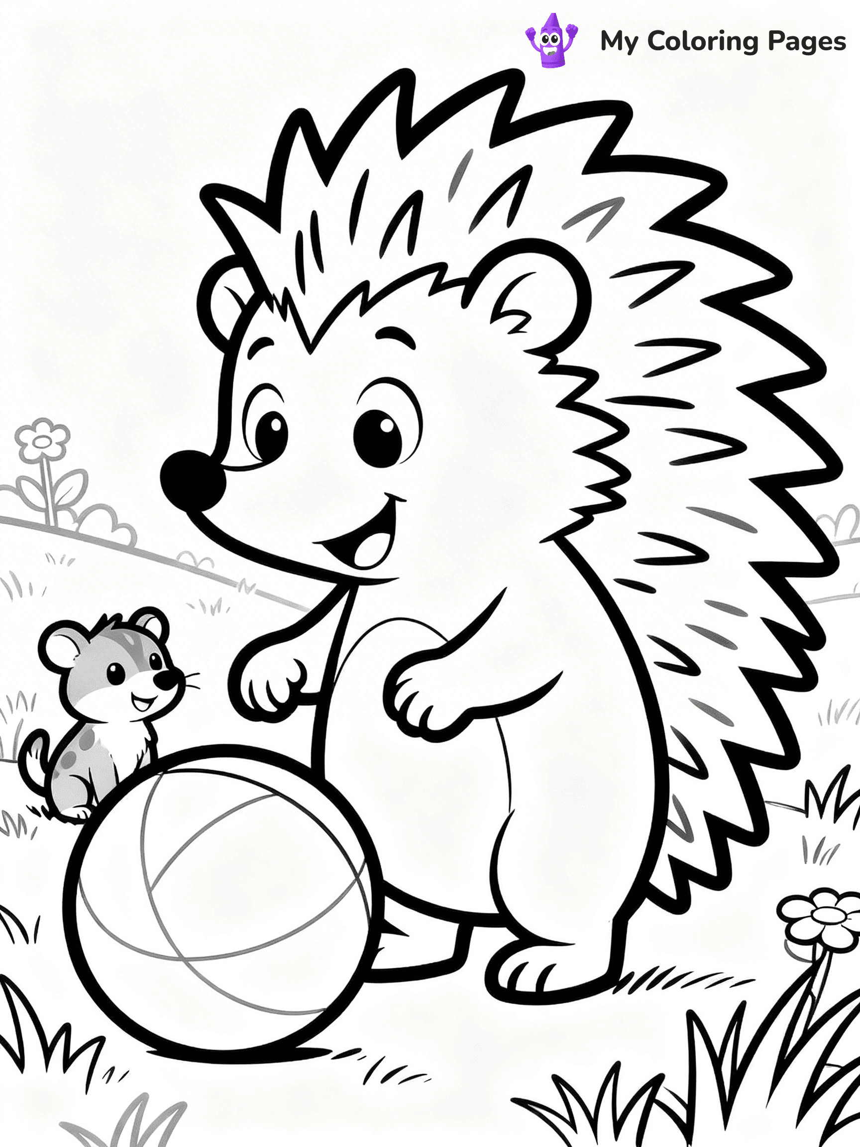 Porcupine Coloring Pages - 31