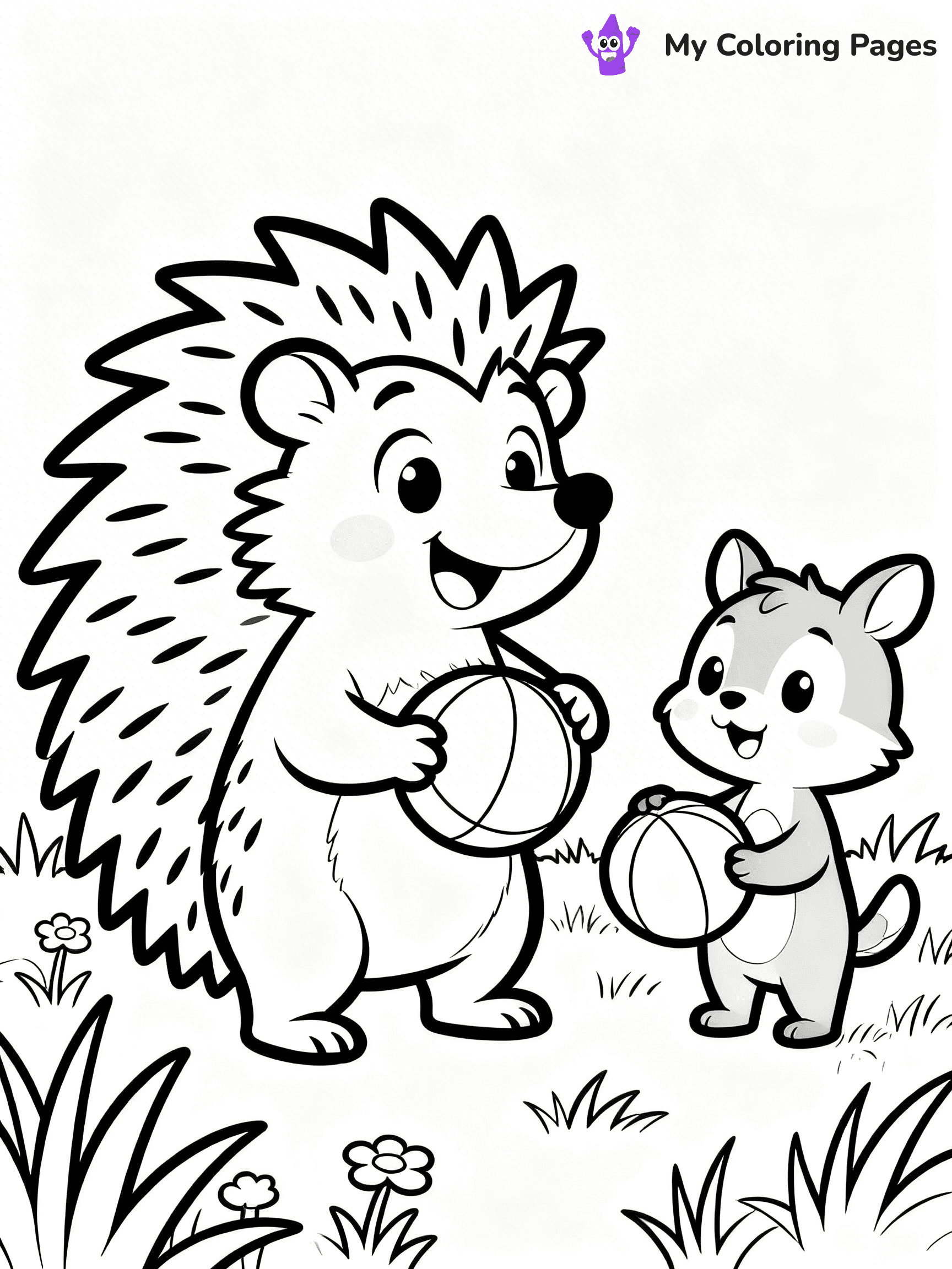 Porcupine Coloring Pages - 30