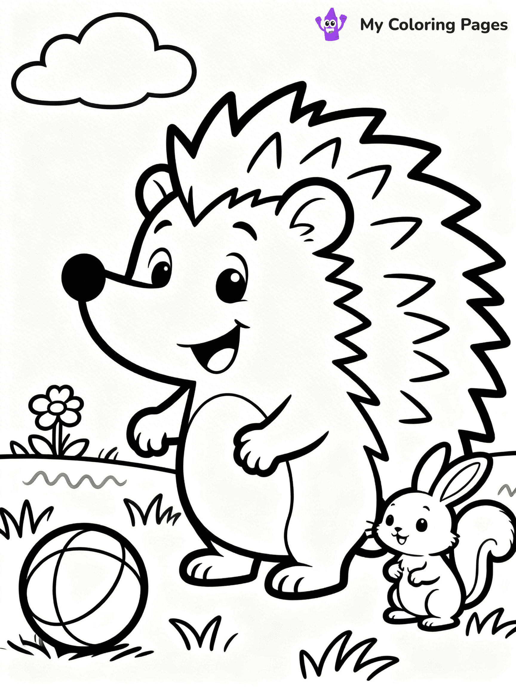 Porcupine Coloring Pages - 27