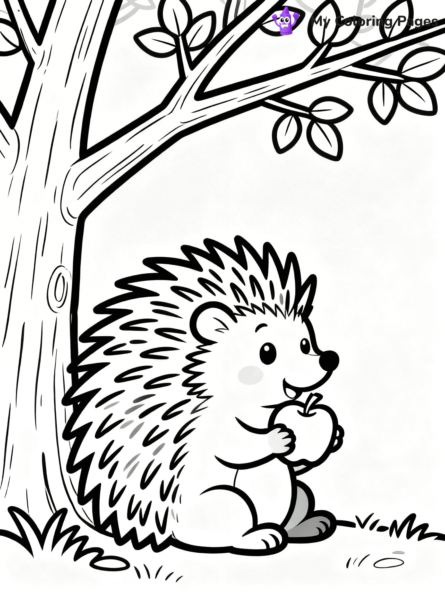 Porcupine Coloring Pages - 26