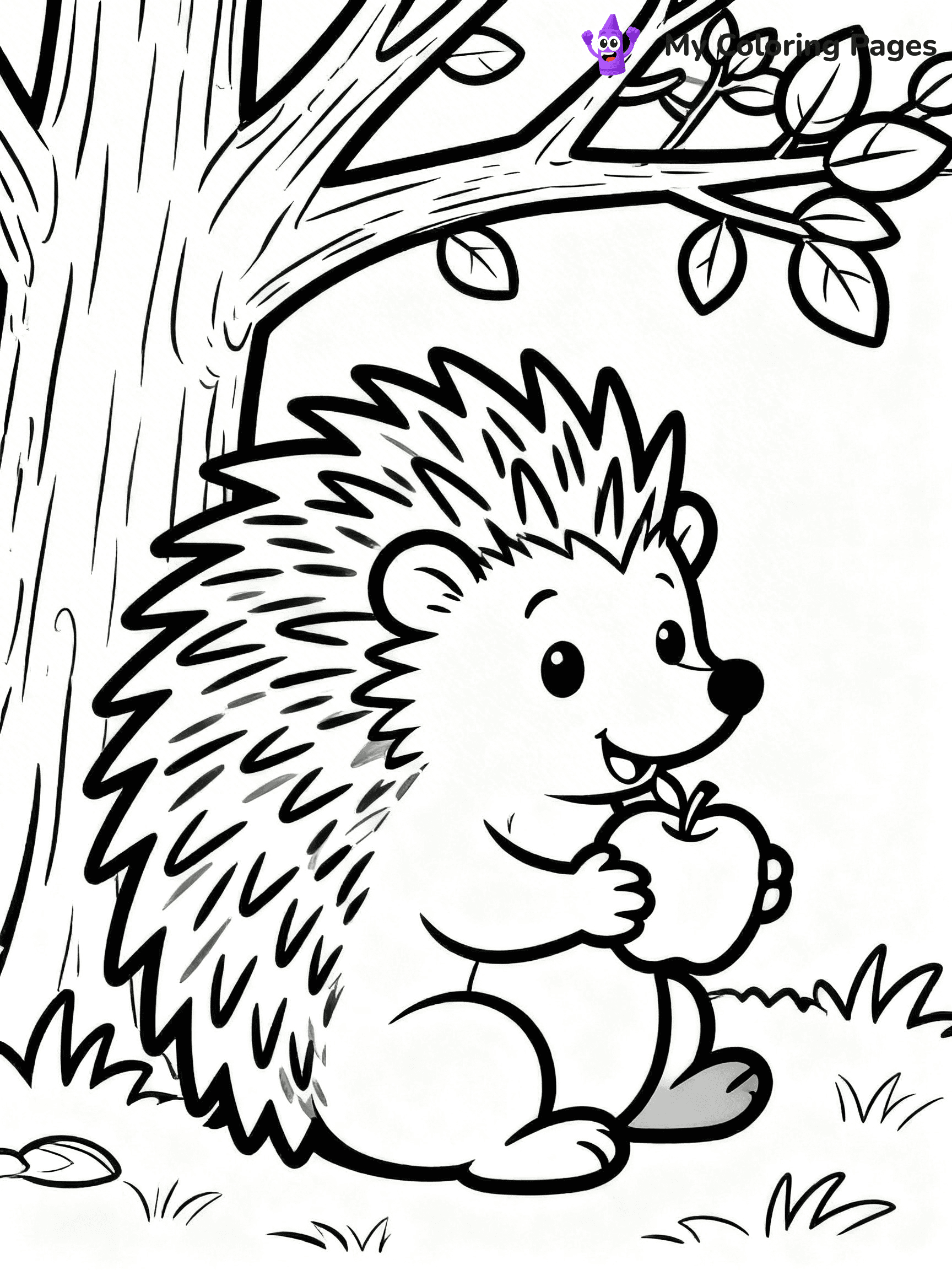 Porcupine Coloring Pages - 23