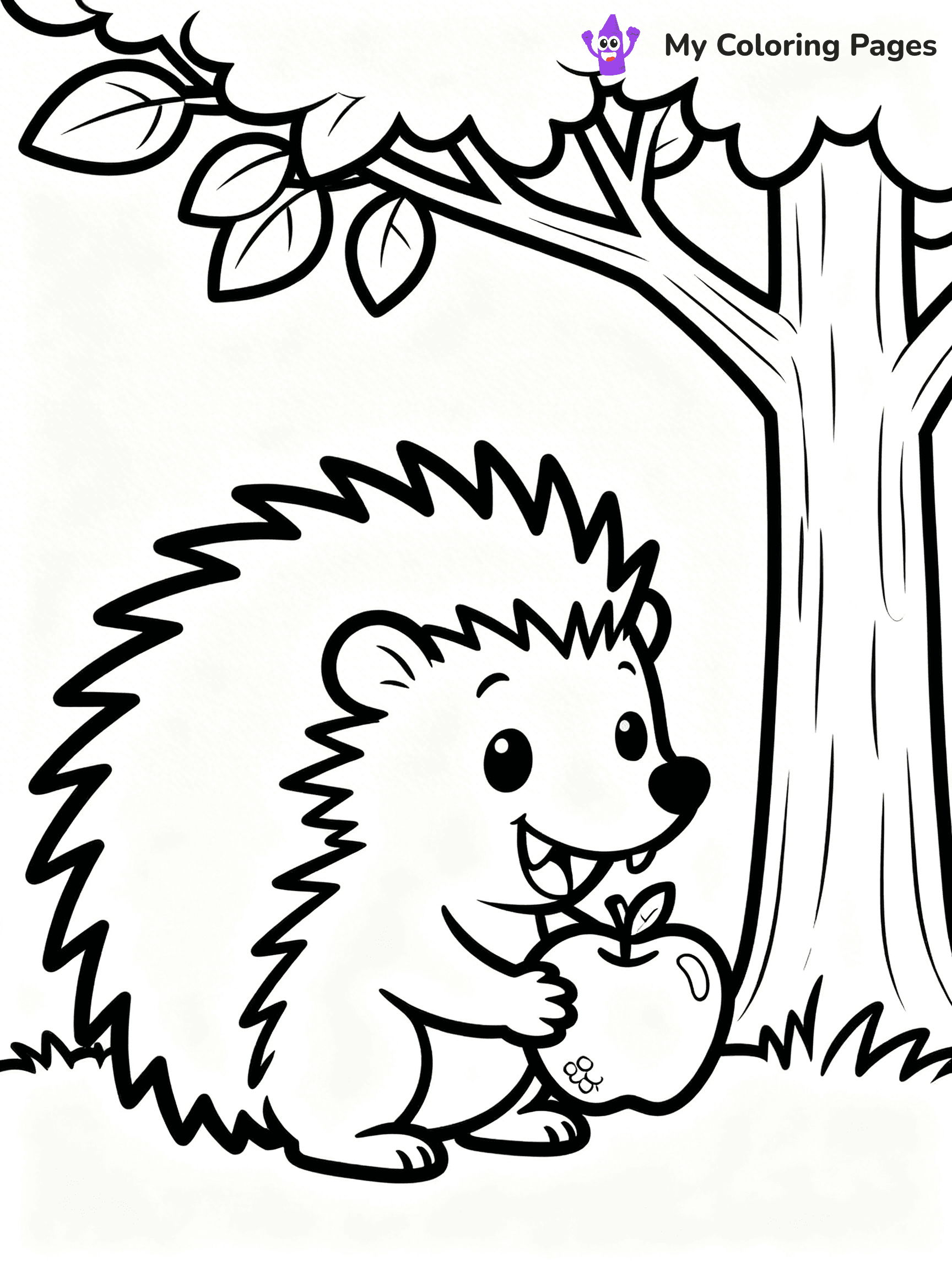 Porcupine Coloring Pages - 22
