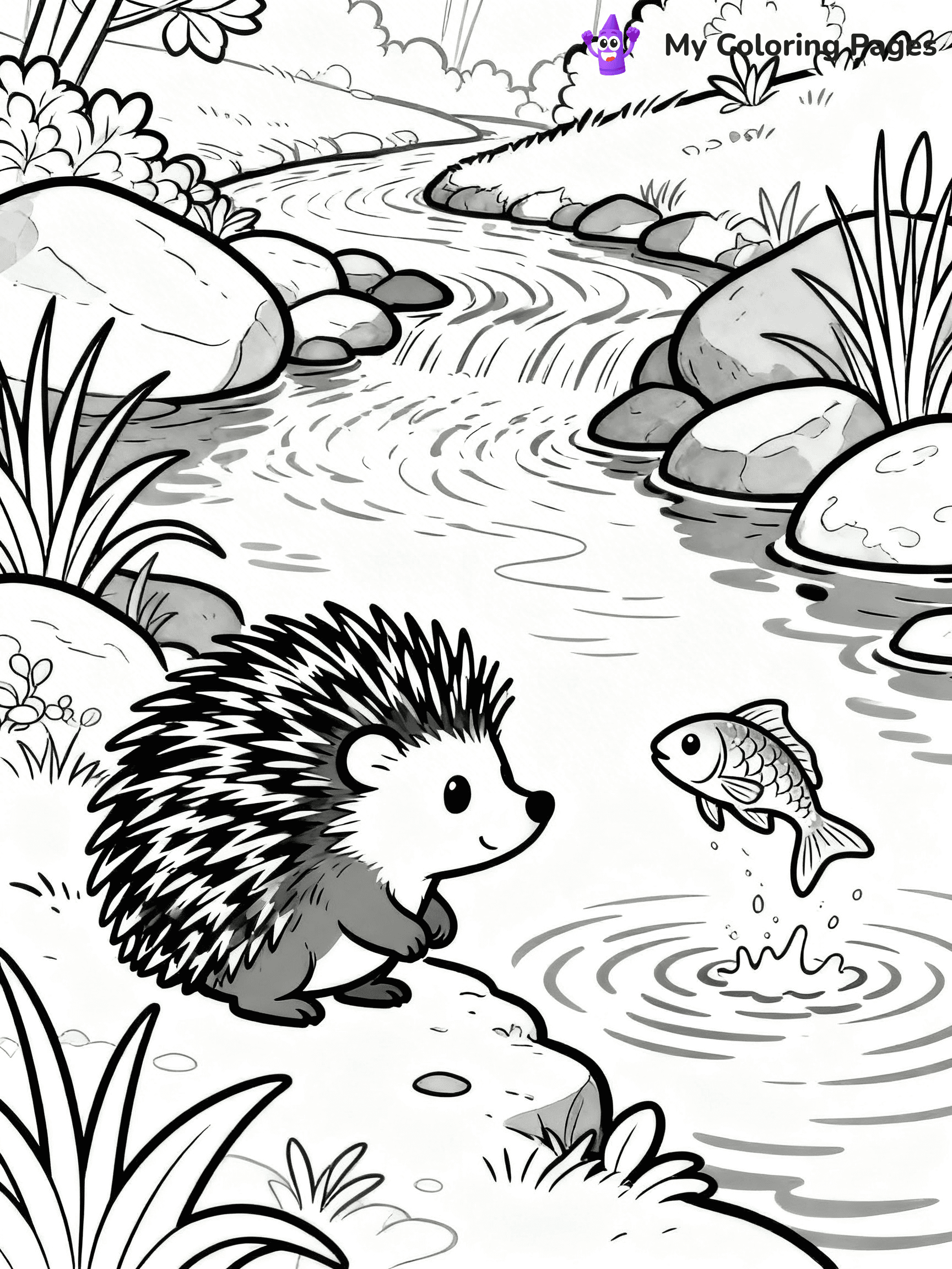 Porcupine Coloring Pages - 16