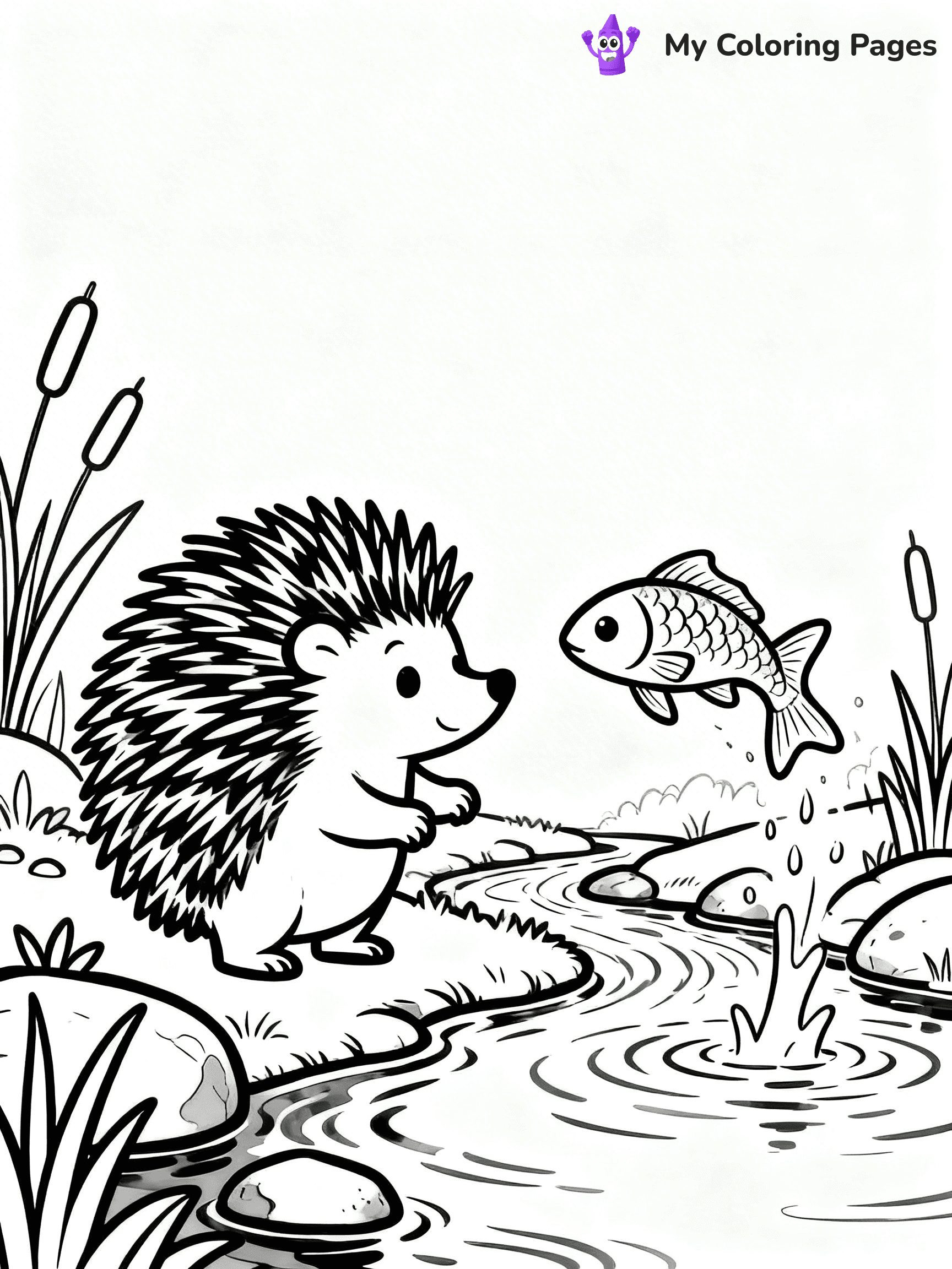 Porcupine Coloring Pages - 13