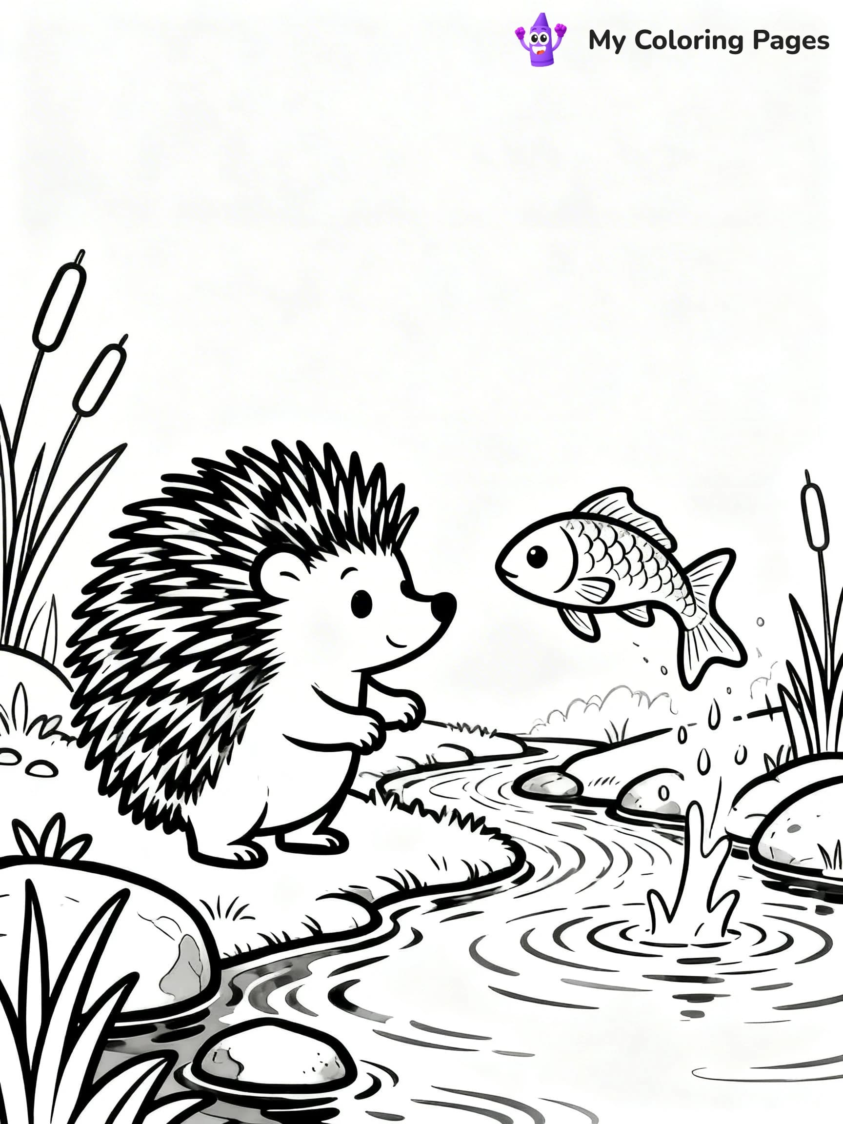 Porcupine Coloring Pages - 20