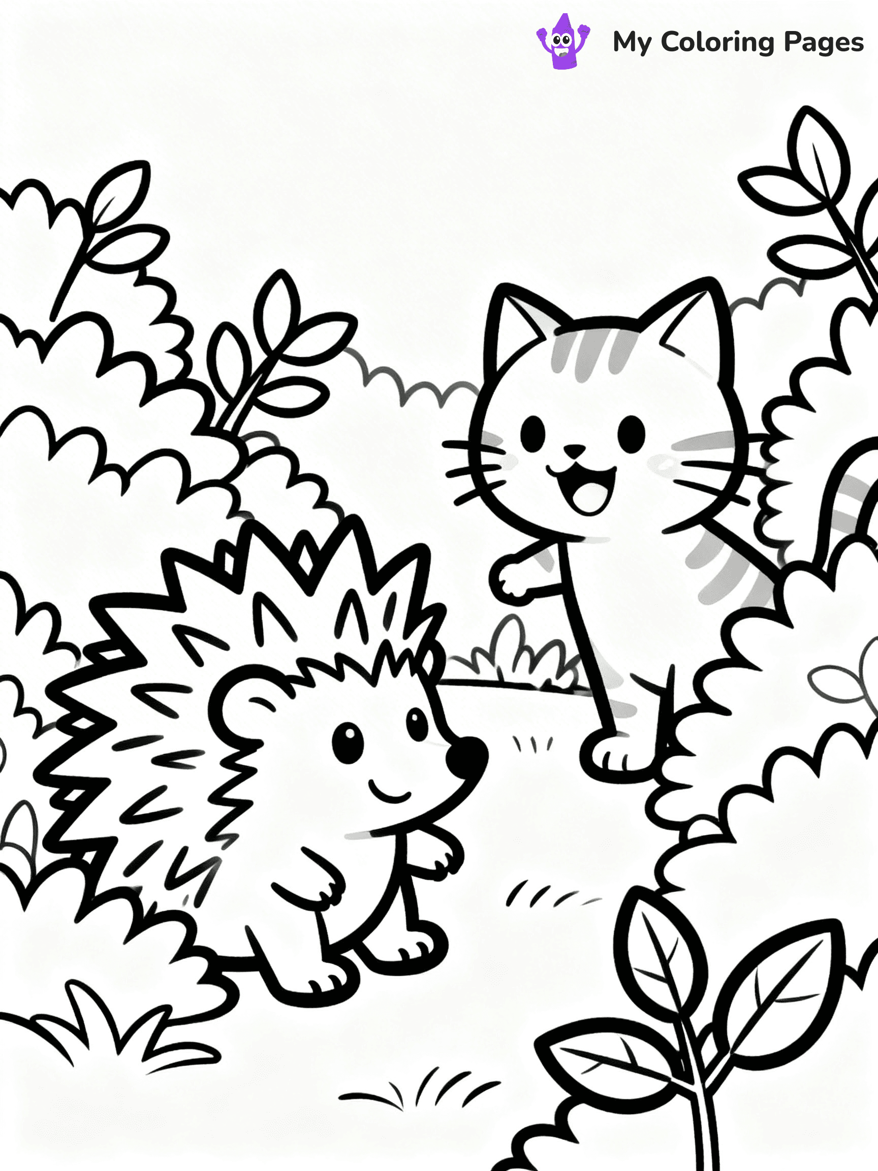 Porcupine Coloring Pages - 9