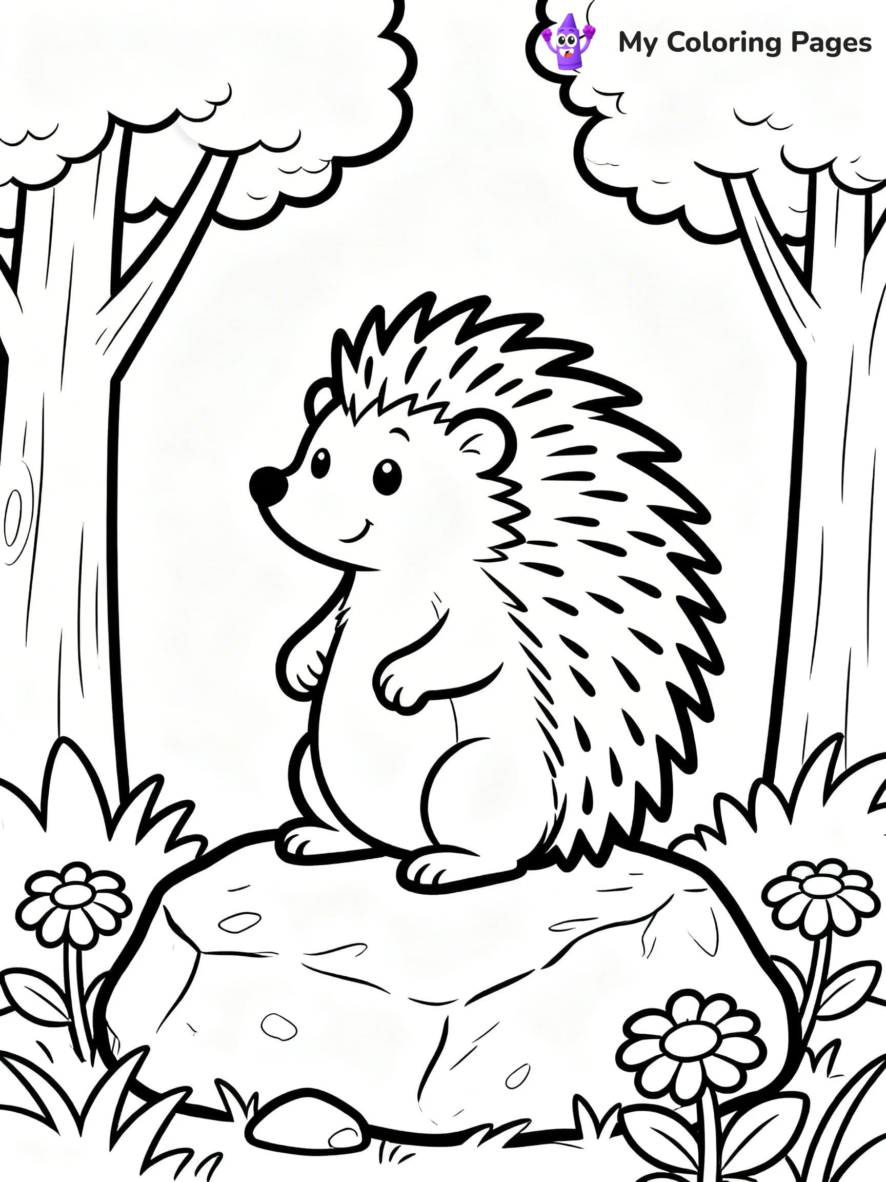 Porcupine Coloring Pages - 11