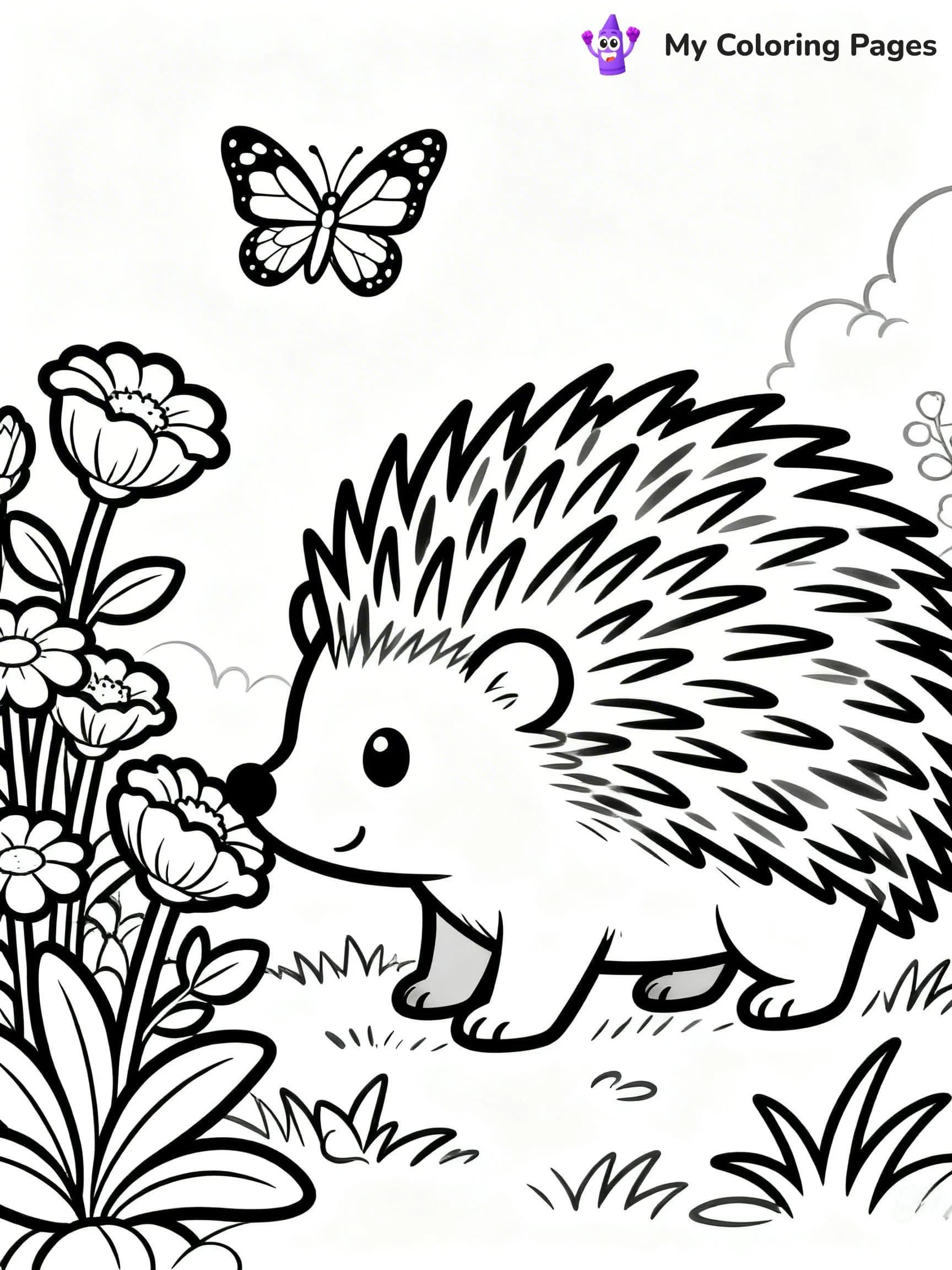 Porcupine Coloring Pages - 7