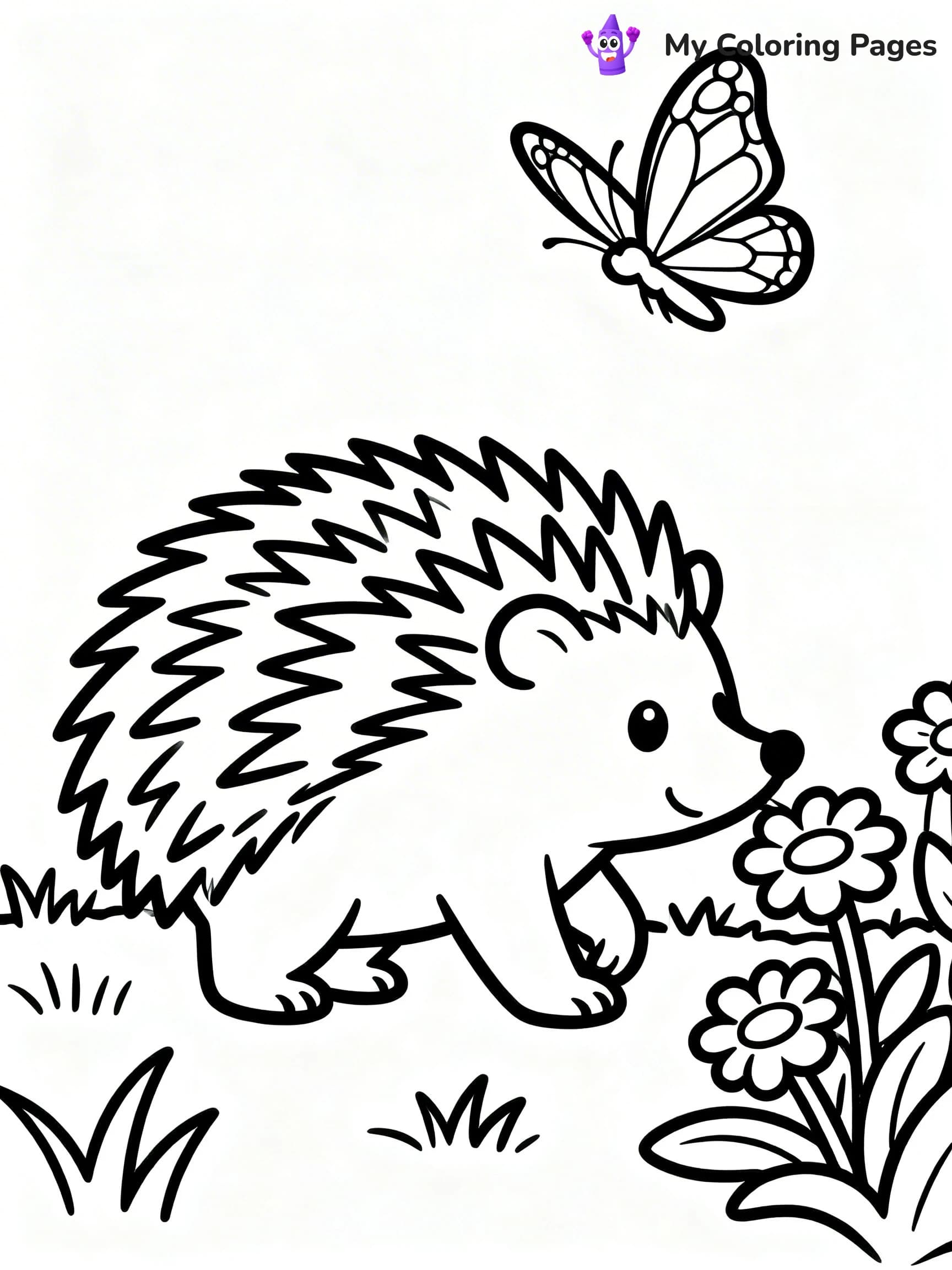 Porcupine Coloring Pages - 5