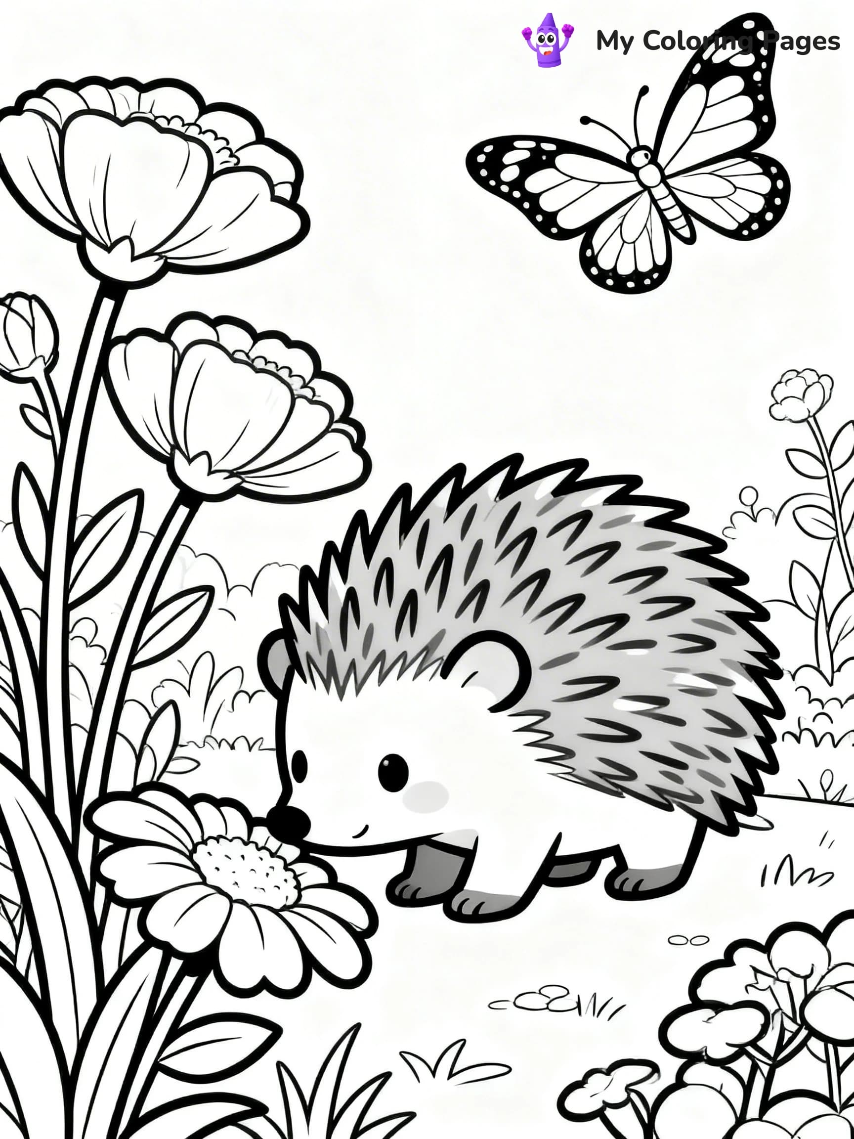Porcupine Coloring Pages - 4