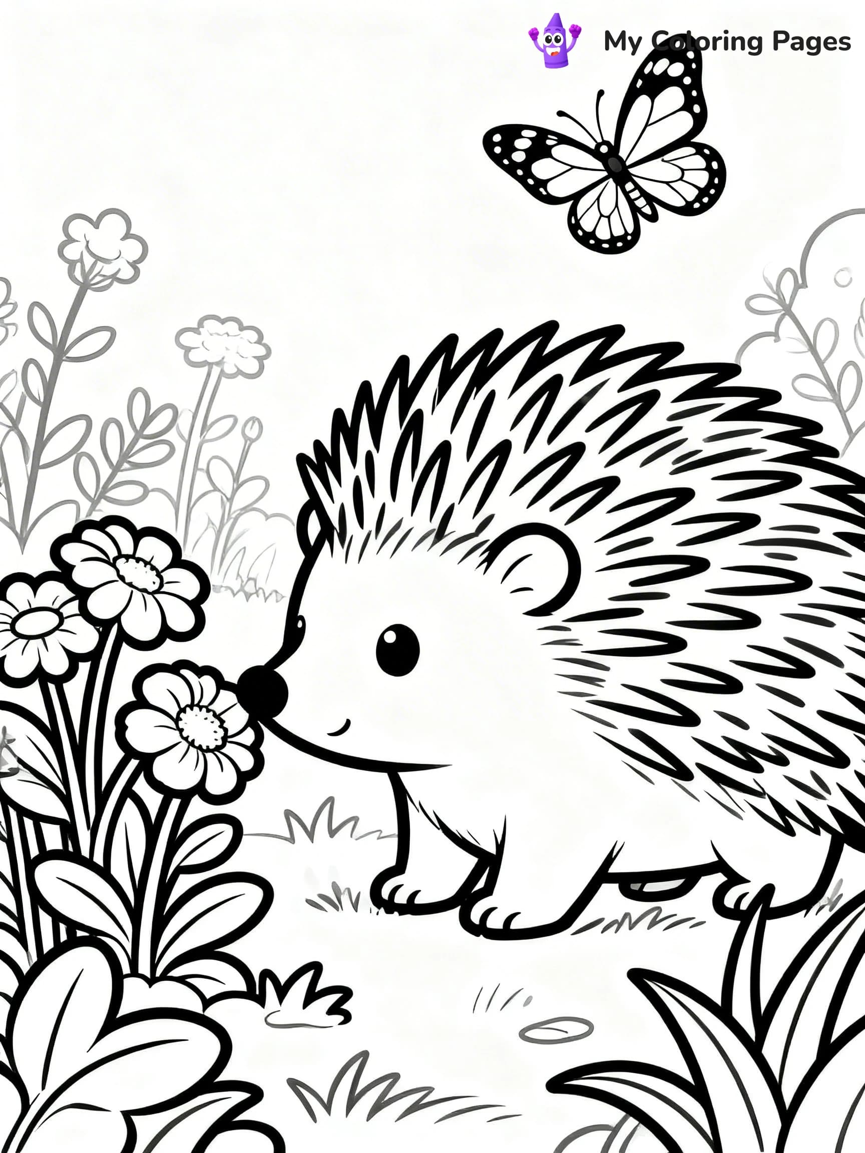 Porcupine Coloring Pages - 3
