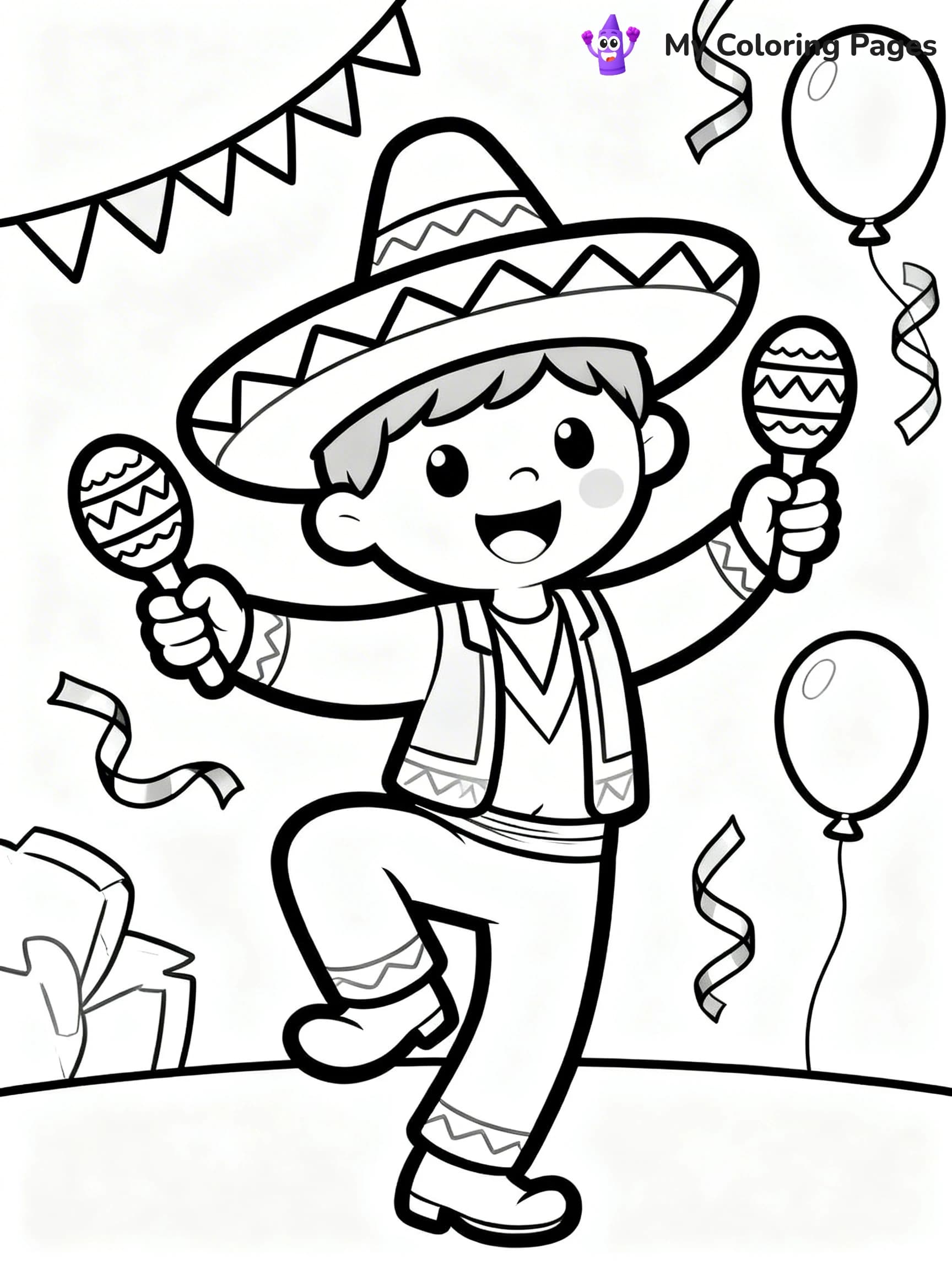 Sombrero Coloring Pages - 22