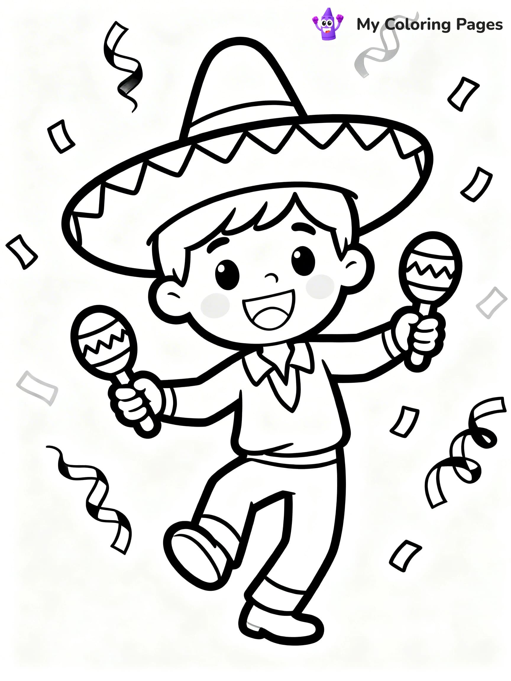 Sombrero Coloring Pages - 21