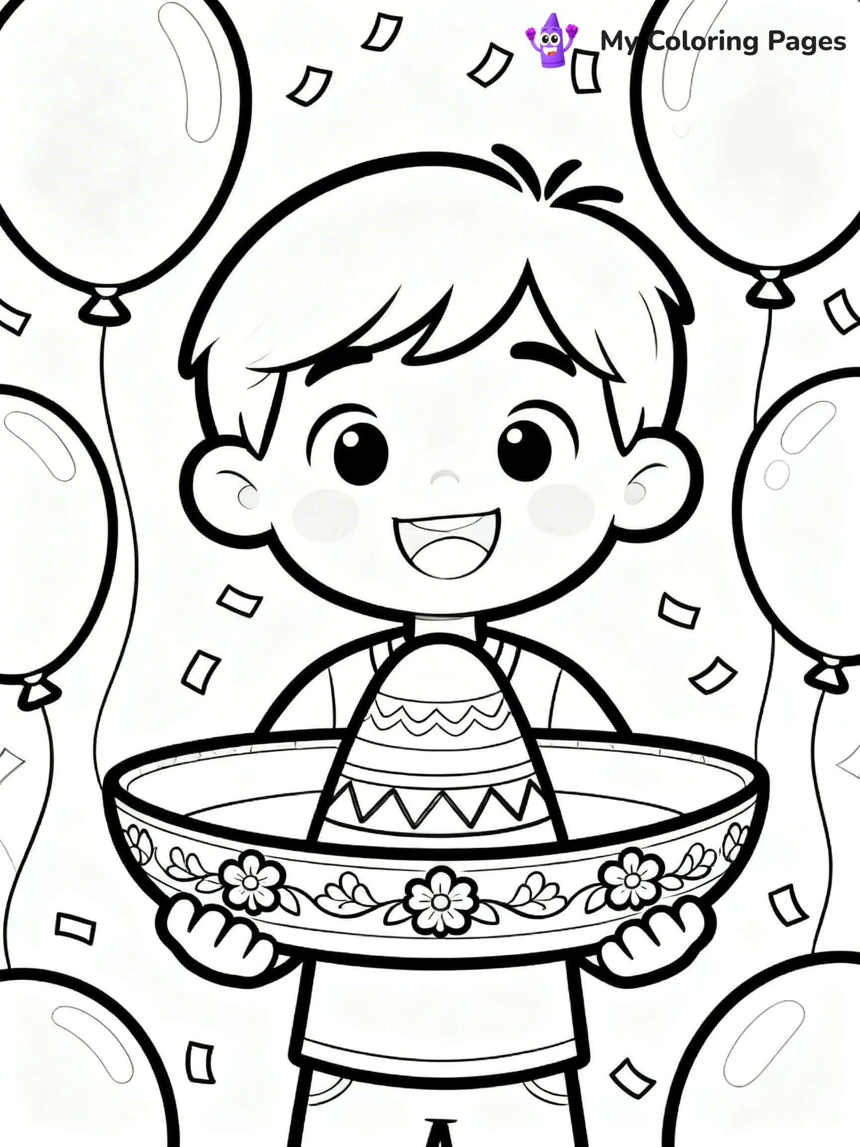 Sombrero Coloring Pages - 7