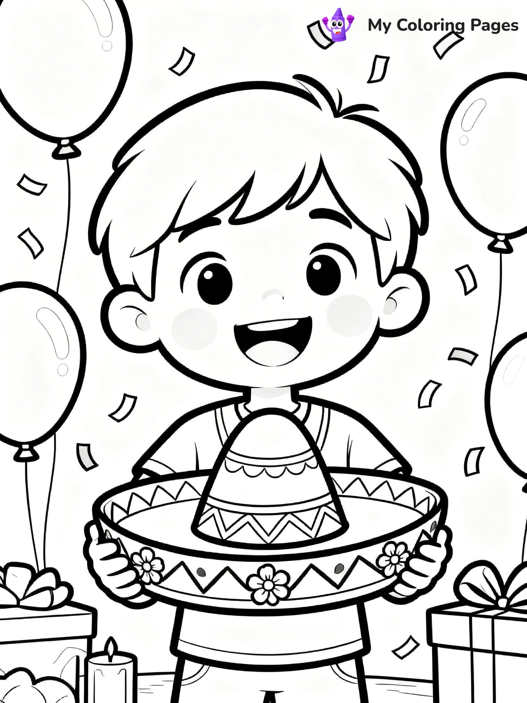 Sombrero Coloring Pages - 6