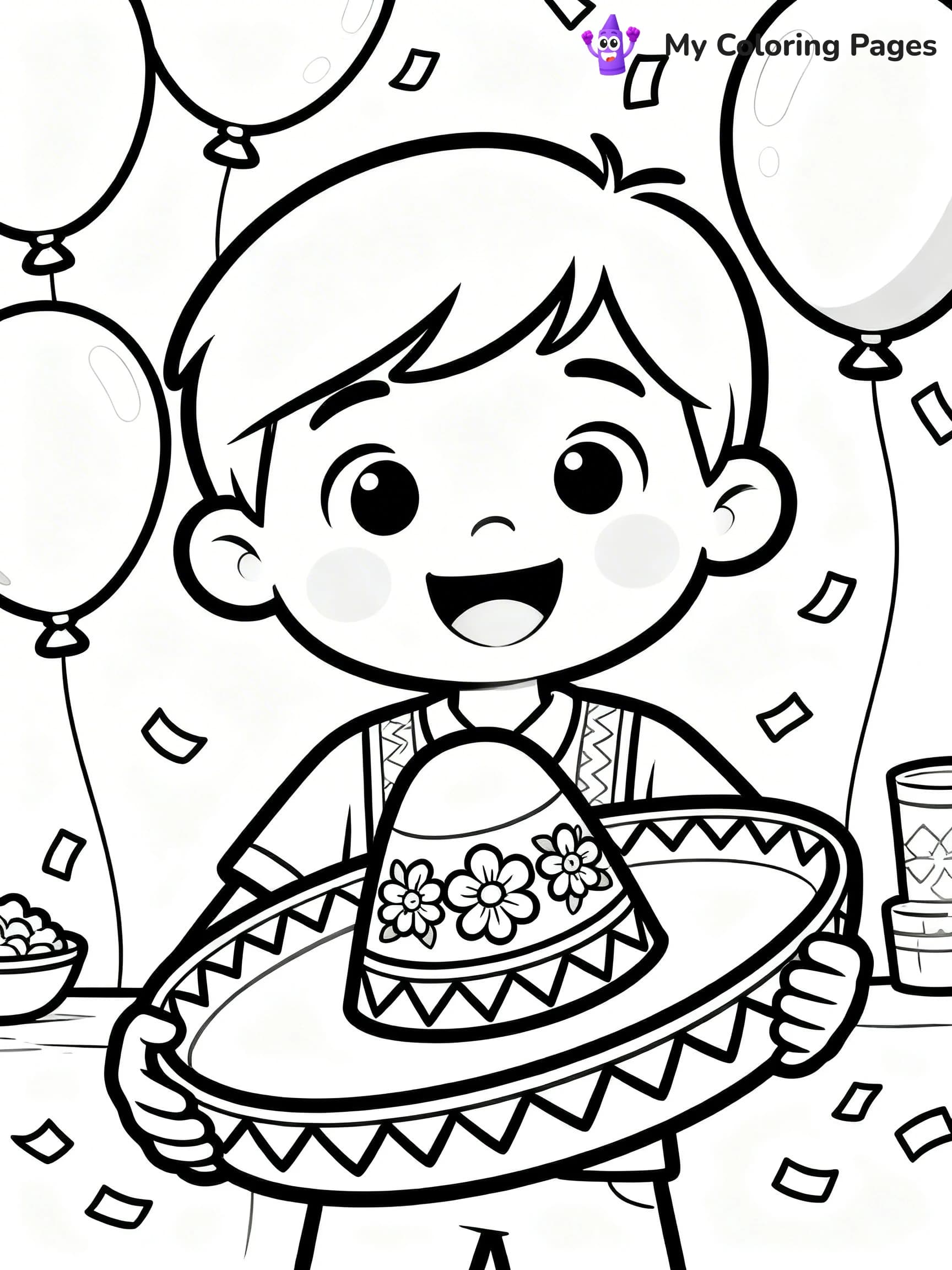 Sombrero Coloring Pages - 5