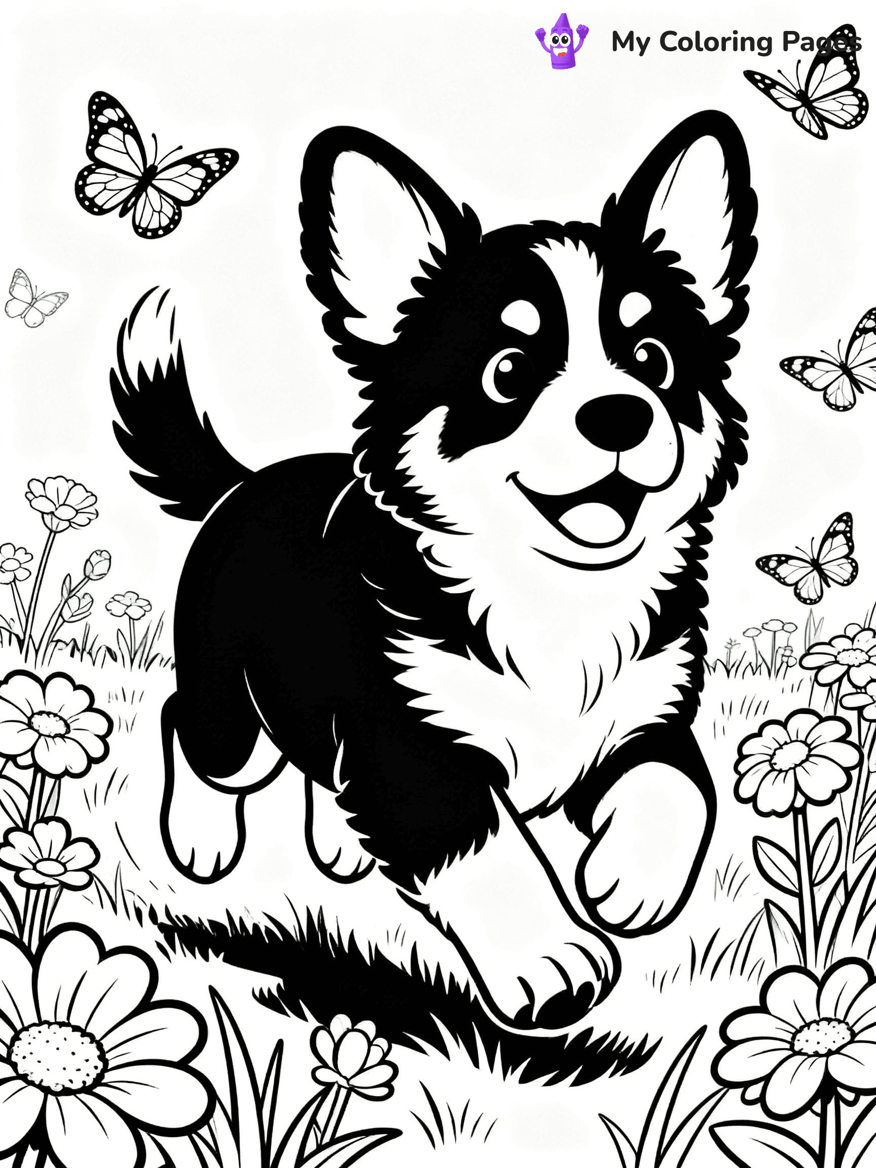 Bernese Mountain Dog Coloring Pages - 6