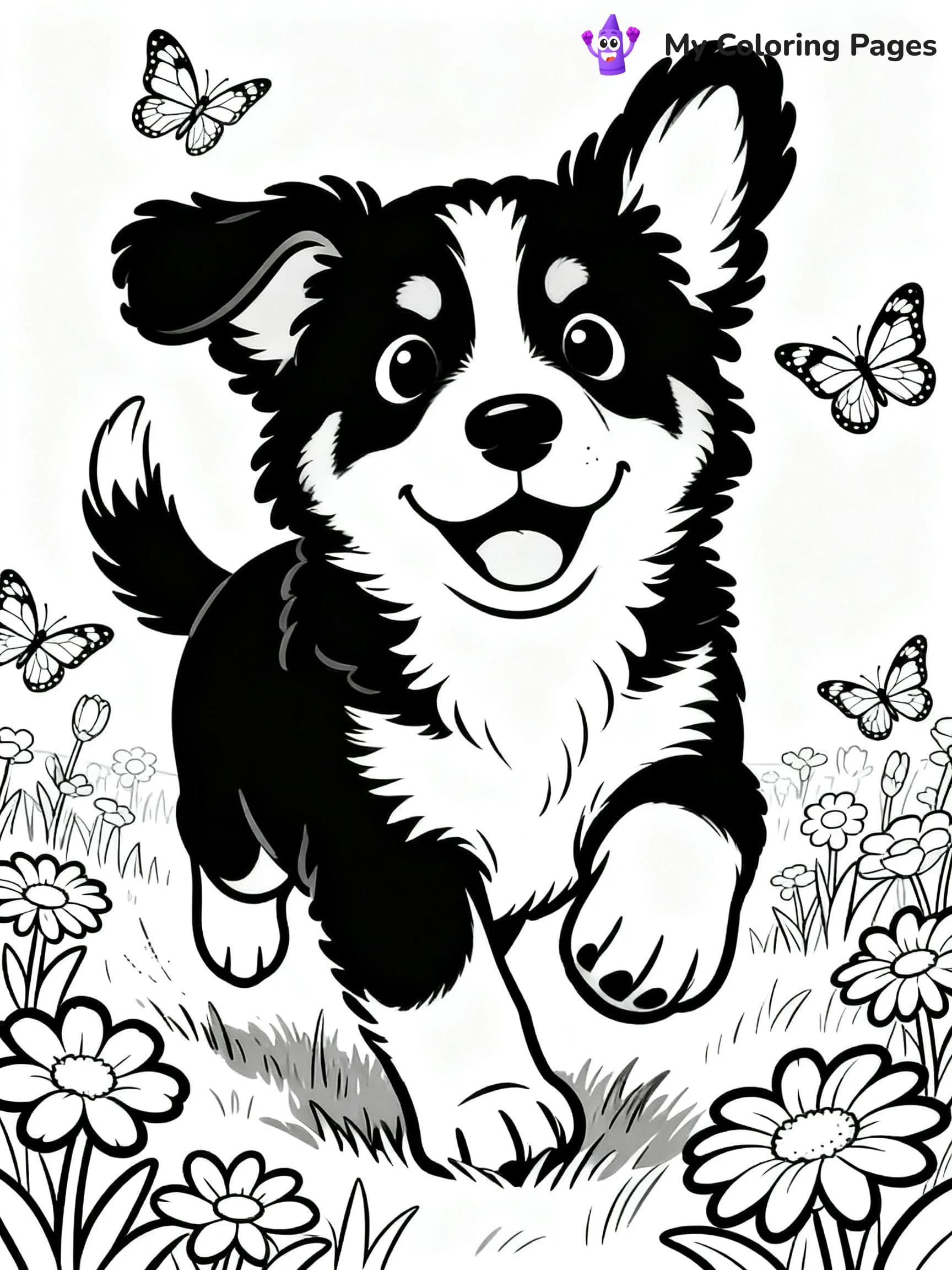 Bernese Mountain Dog Coloring Pages - 5