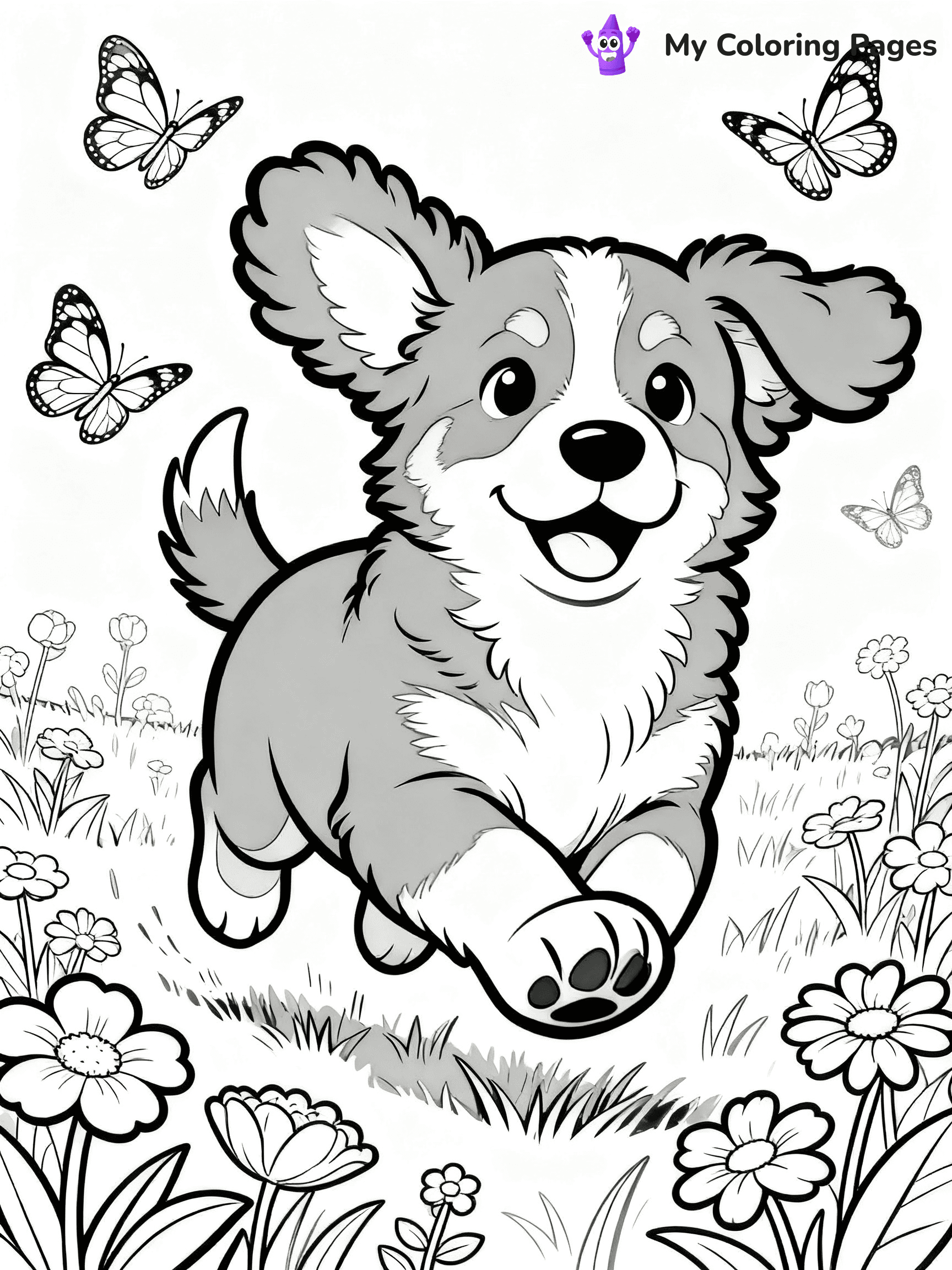 Bernese Mountain Dog Coloring Pages - 3