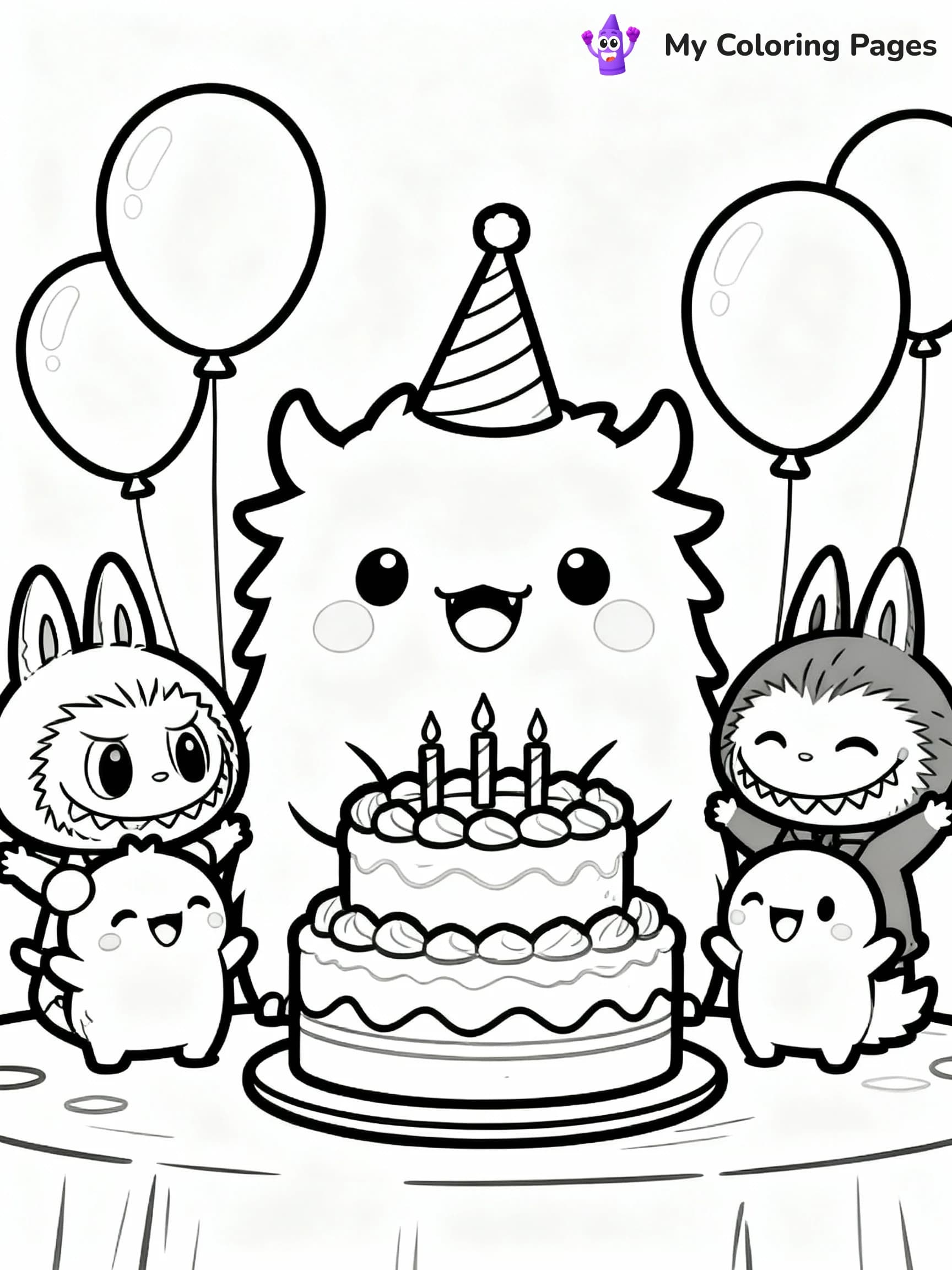 Labubu Coloring Pages - 12