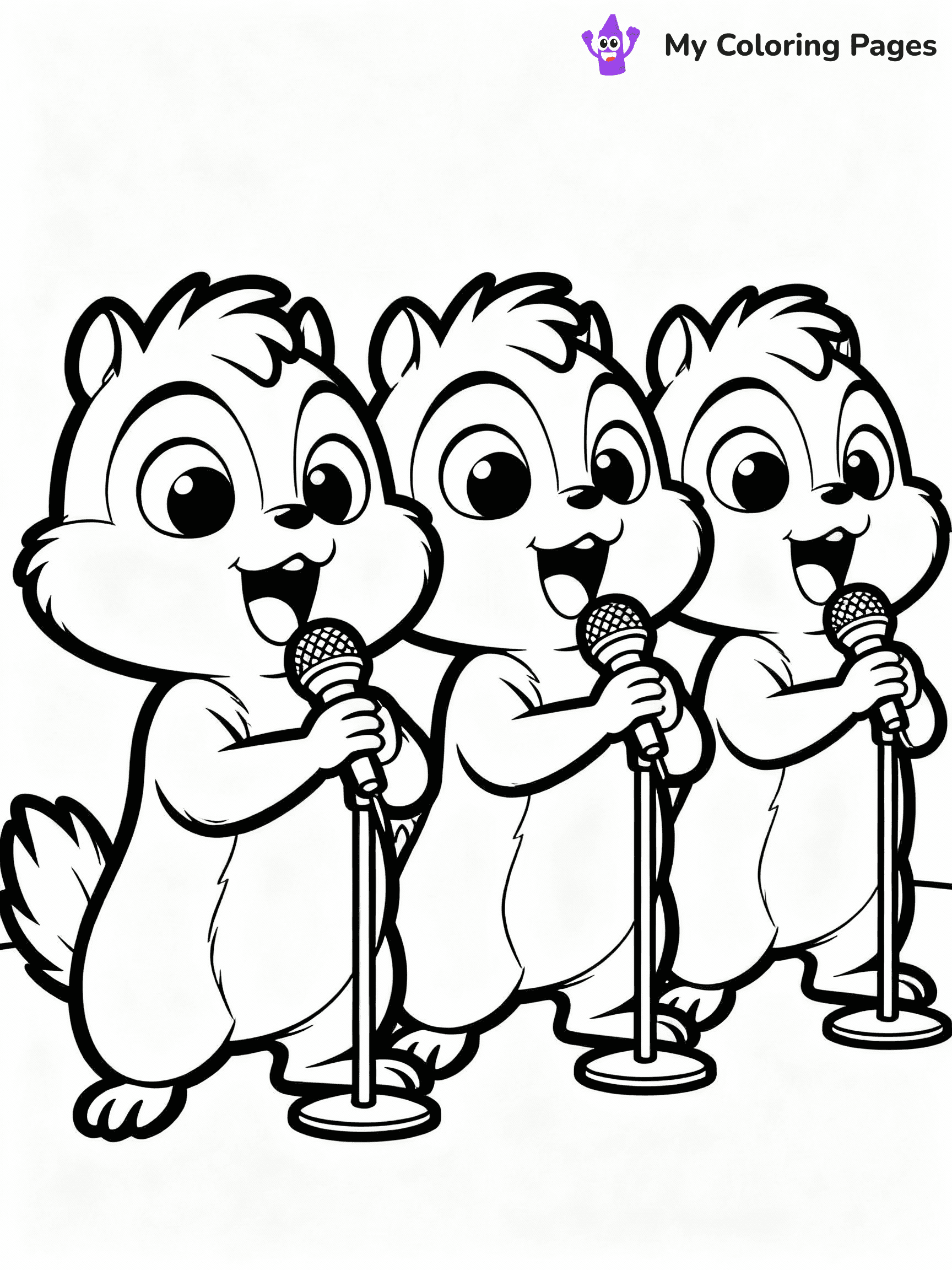 Alvin And The Chipmunks Coloring Pages - 8