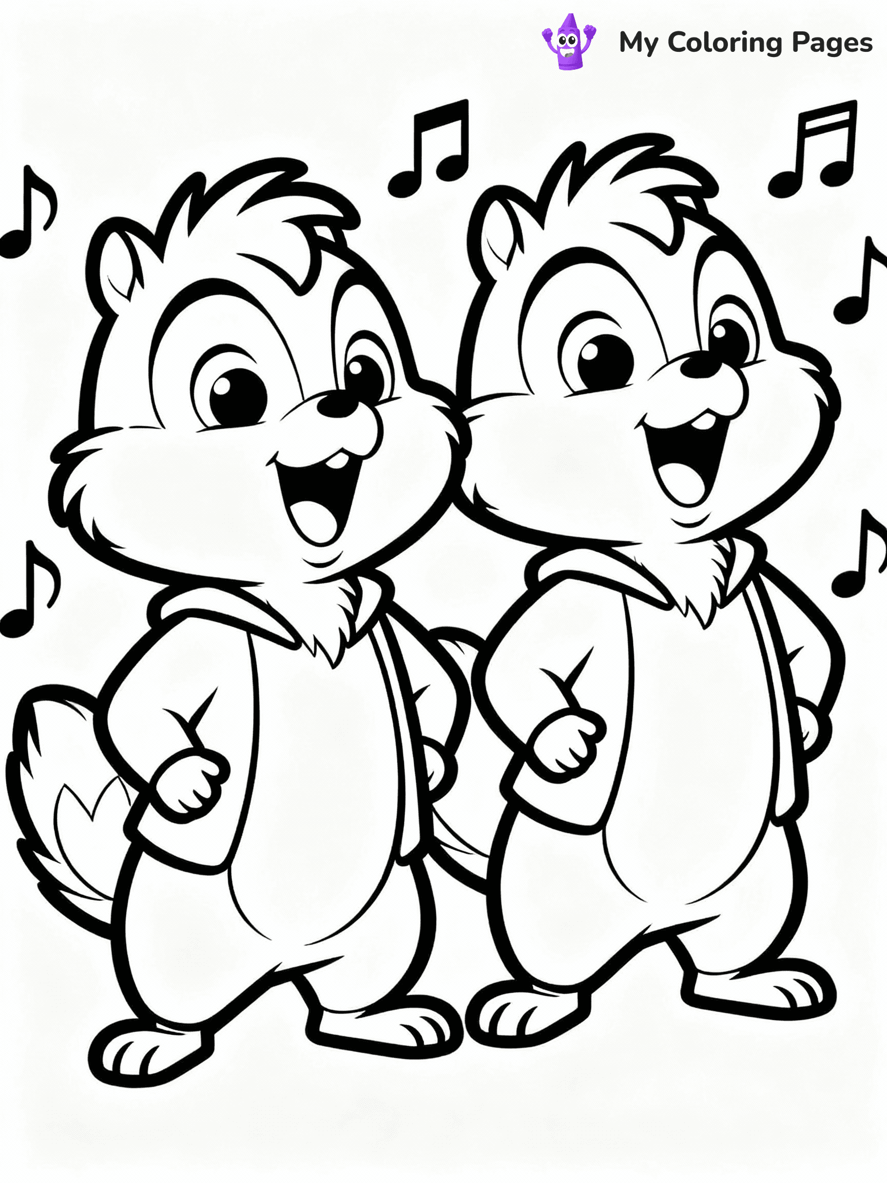 Alvin And The Chipmunks Coloring Pages - 6