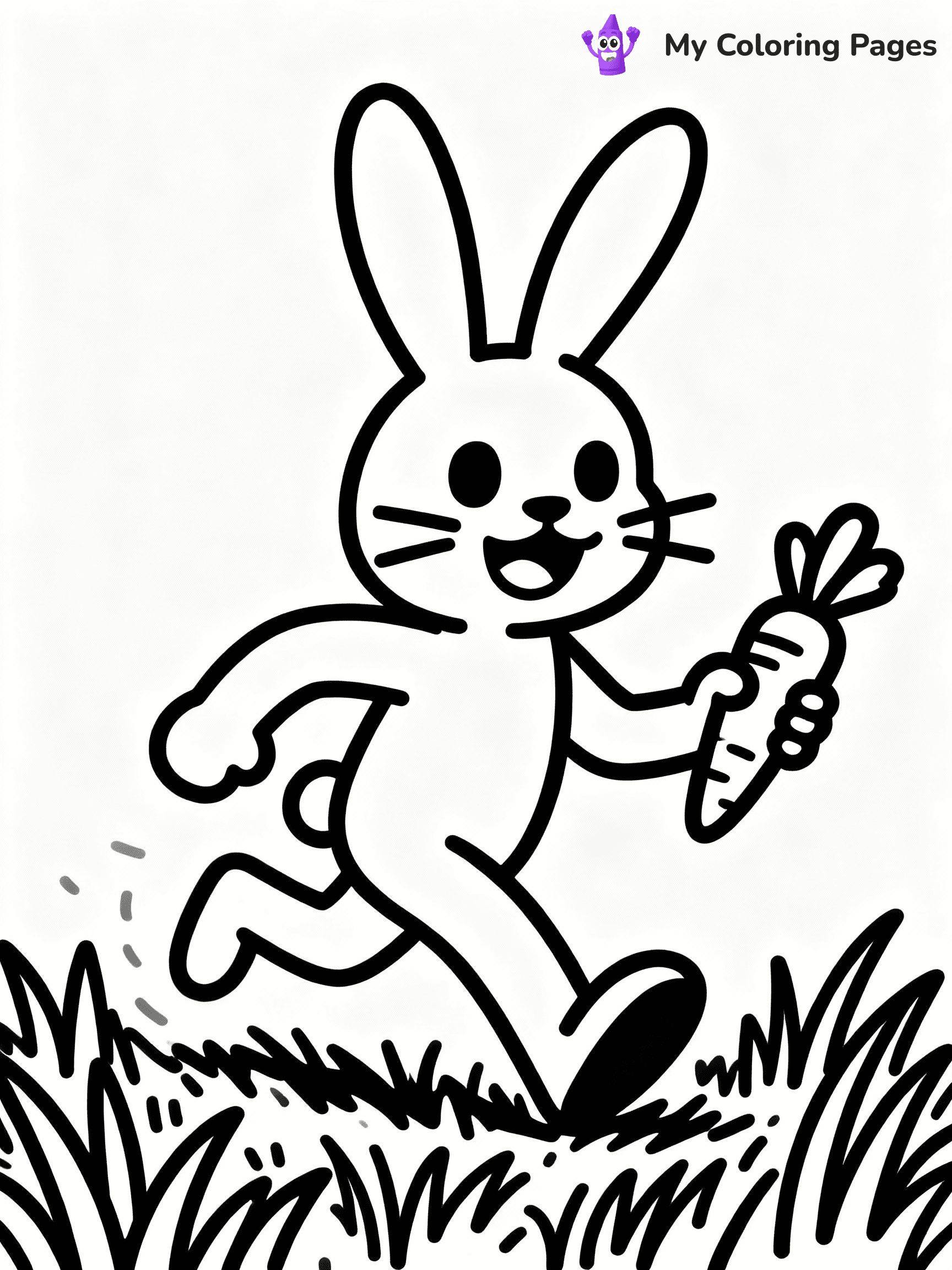 ⚠️ CRITICAL REQUIREMENT - ABSOLUTE BLACK AND WHITE ONLY ⚠️
This MUST be a BLACK AND WHITE line drawing ONLY. NO COLORS whatsoever.
- ONLY pure black lines (#000000) on pure white background (#FFFFFF)
- ABSOLUTELY NO colors, NO shading, NO gradients, NO grayscale
- If there are ANY colors in the output, the image is REJECTED
- This is a COLORING PAGE - meant to be COLORED IN by children
- The output must be UNCOLORED line art ready for coloring
⚠️ SUBJECT TO DRAW: Whiskers the Bunny from Poppy Playtime hopping through grass, holding a carrot
(REMEMBER: Output must be BLACK AND WHITE line art only, NOT colored!)
# COLORING PAGE: BLACK OUTLINES ONLY - WHITE BACKGROUND MANDATORY
Create a **coloring book page** using EXACTLY two values: black lines, white space.
## NON-NEGOTIABLE BINARY RULES
- **ONLY #000000 (black) and #FFFFFF (white)** - NO other values exist
- **EVERY PIXEL = BLACK OR WHITE** - no gray/shading/antialiasing
- **WHITE BACKGROUND MANDATORY** - entire canvas stays white
- **ALL SHAPES HOLLOW** - everything is empty outlines waiting to be colored
- **FORBIDDEN:** fills, shading, gradients, patterns, textures, colors
- **NO SOLID REGIONS** - if it's not a thin line, it's wrong
## Universal Line Standards
- Black outlines ONLY - thin, uniform weight
- Every shape completely empty inside
- Closed contours suitable for coloring
- Simple flat illustration - zero depth/3D/realism
- **Style:** Whimsical Doodle Art Alley - rounded, friendly outlines (unless specified)
## Everything = Outline Only
- Characters/animals: hollow shapes
- Objects/clothing: empty contours
- Backgrounds/scenery: line work only
- Natural elements: outlined forms
- Dark/night areas: don't exist (use outlined symbols)
- Textures/patterns: convert to simple lines
## The Test
Can a child color EVERY white space with crayons? If any area is pre-filled/shaded/gray or colored in, it FAILS. Every shape must be waiting to receive color.
**FINAL OUTPUT**: Binary coloring page. Black lines define shapes. White spaces ready for coloring. Nothing else exists. No exceptions. Print-ready.
⚠️ FINAL REMINDER: Draw the subject "Whiskers the Bunny from Poppy Playtime hopping through grass, holding a carrot" as BLACK AND WHITE line art. Zero colors in output.