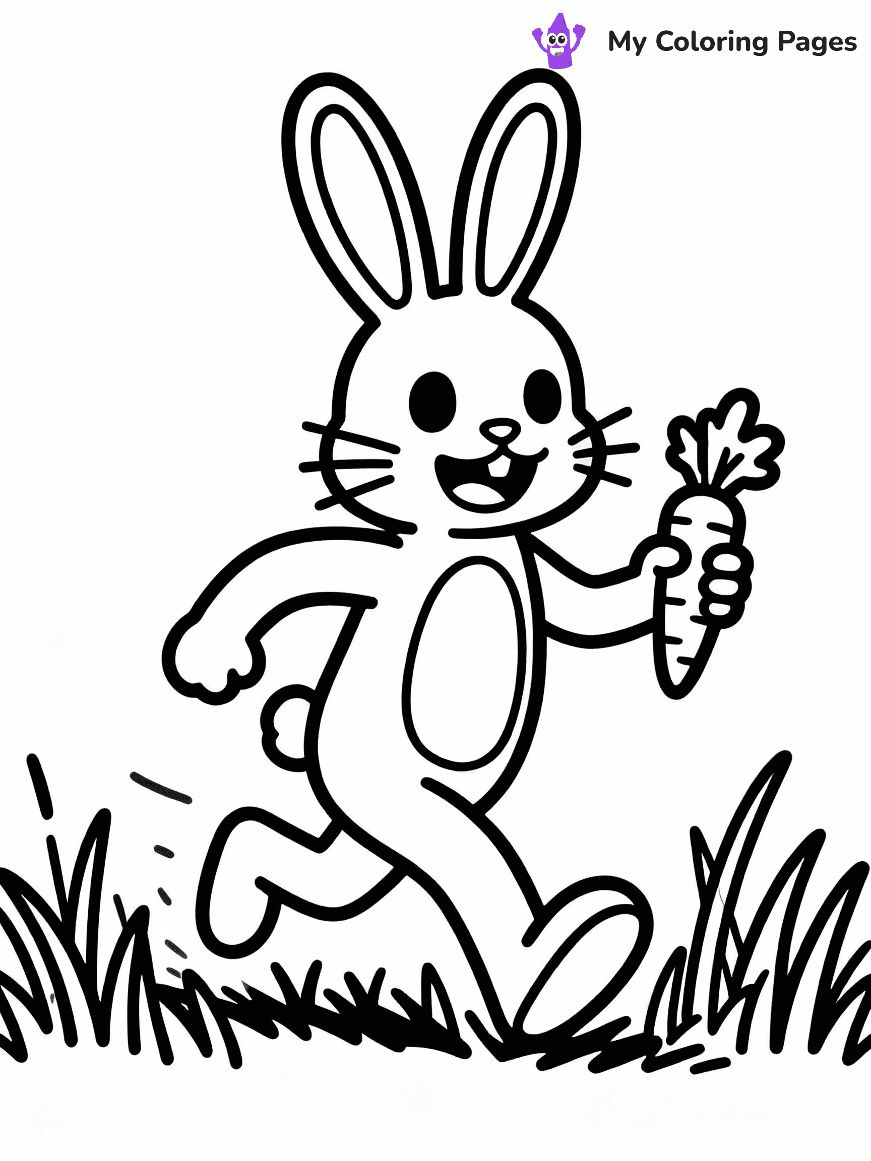 ⚠️ CRITICAL REQUIREMENT - ABSOLUTE BLACK AND WHITE ONLY ⚠️
This MUST be a BLACK AND WHITE line drawing ONLY. NO COLORS whatsoever.
- ONLY pure black lines (#000000) on pure white background (#FFFFFF)
- ABSOLUTELY NO colors, NO shading, NO gradients, NO grayscale
- If there are ANY colors in the output, the image is REJECTED
- This is a COLORING PAGE - meant to be COLORED IN by children
- The output must be UNCOLORED line art ready for coloring
⚠️ SUBJECT TO DRAW: Whiskers the Bunny from Poppy Playtime hopping through grass, holding a carrot
(REMEMBER: Output must be BLACK AND WHITE line art only, NOT colored!)
# COLORING PAGE: BLACK OUTLINES ONLY - WHITE BACKGROUND MANDATORY
Create a **coloring book page** using EXACTLY two values: black lines, white space.
## NON-NEGOTIABLE BINARY RULES
- **ONLY #000000 (black) and #FFFFFF (white)** - NO other values exist
- **EVERY PIXEL = BLACK OR WHITE** - no gray/shading/antialiasing
- **WHITE BACKGROUND MANDATORY** - entire canvas stays white
- **ALL SHAPES HOLLOW** - everything is empty outlines waiting to be colored
- **FORBIDDEN:** fills, shading, gradients, patterns, textures, colors
- **NO SOLID REGIONS** - if it's not a thin line, it's wrong
## Universal Line Standards
- Black outlines ONLY - thin, uniform weight
- Every shape completely empty inside
- Closed contours suitable for coloring
- Simple flat illustration - zero depth/3D/realism
- **Style:** Whimsical Doodle Art Alley - rounded, friendly outlines (unless specified)
## Everything = Outline Only
- Characters/animals: hollow shapes
- Objects/clothing: empty contours
- Backgrounds/scenery: line work only
- Natural elements: outlined forms
- Dark/night areas: don't exist (use outlined symbols)
- Textures/patterns: convert to simple lines
## The Test
Can a child color EVERY white space with crayons? If any area is pre-filled/shaded/gray or colored in, it FAILS. Every shape must be waiting to receive color.
**FINAL OUTPUT**: Binary coloring page. Black lines define shapes. White spaces ready for coloring. Nothing else exists. No exceptions. Print-ready.
⚠️ FINAL REMINDER: Draw the subject "Whiskers the Bunny from Poppy Playtime hopping through grass, holding a carrot" as BLACK AND WHITE line art. Zero colors in output.