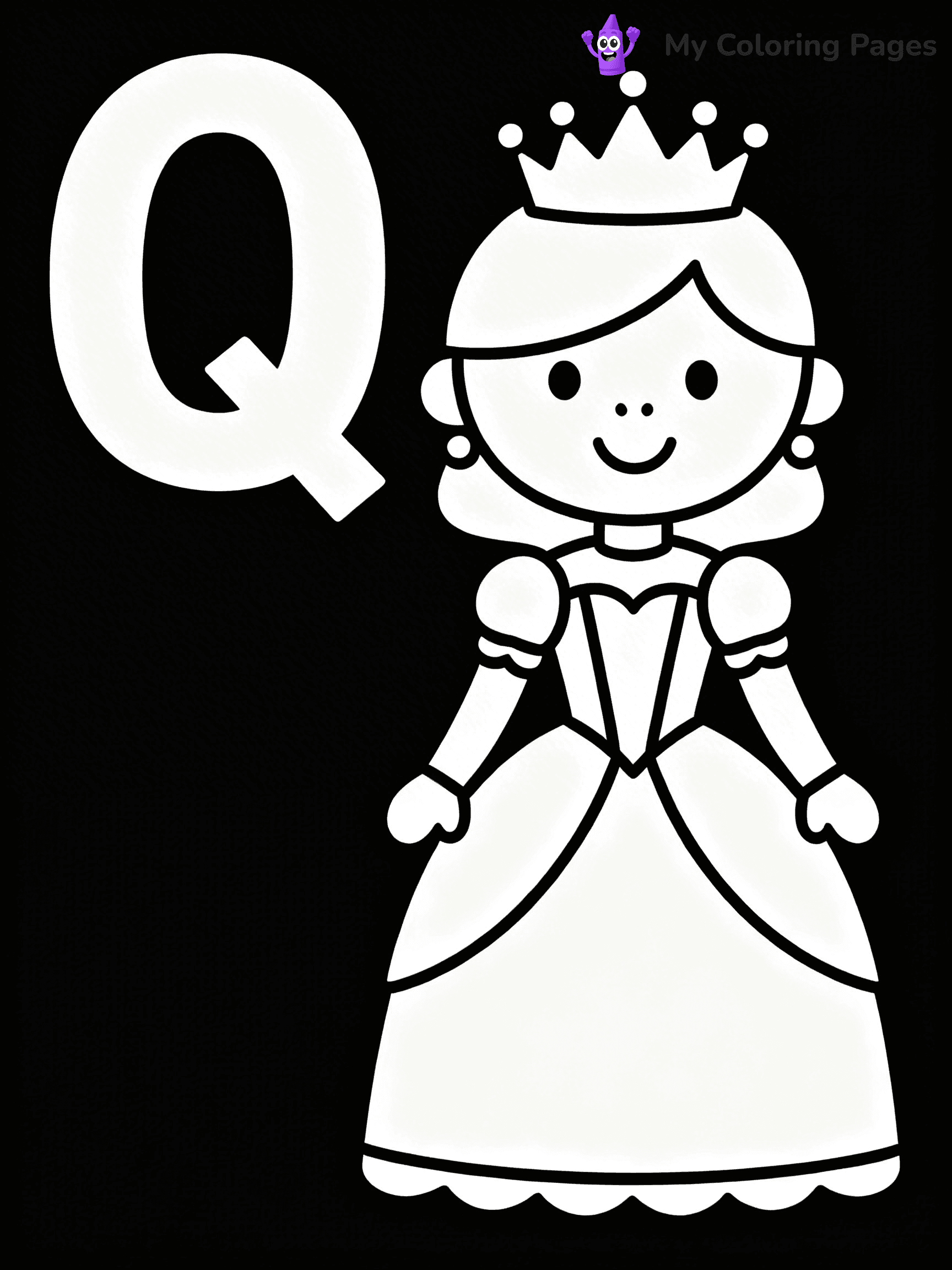 Letter Q Coloring Pages - 38