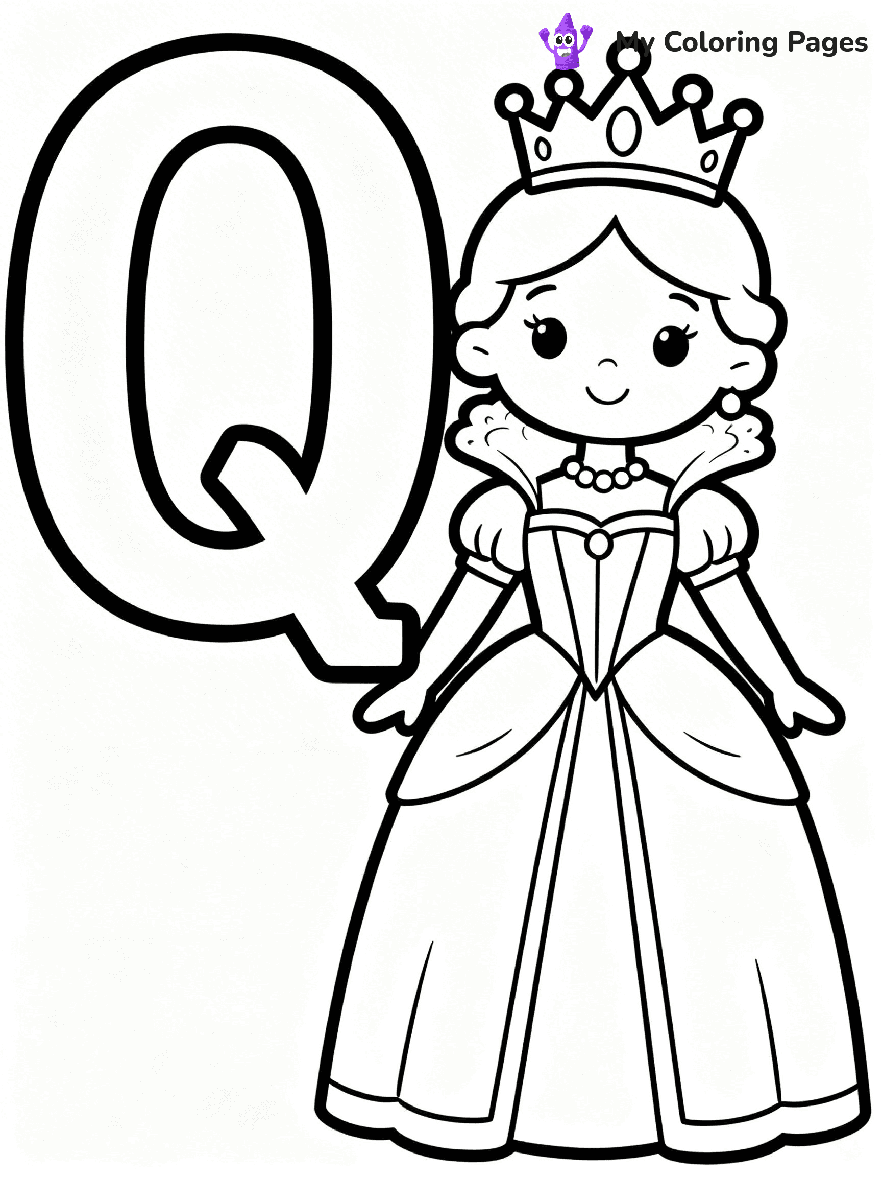 Letter Q Coloring Pages - 35